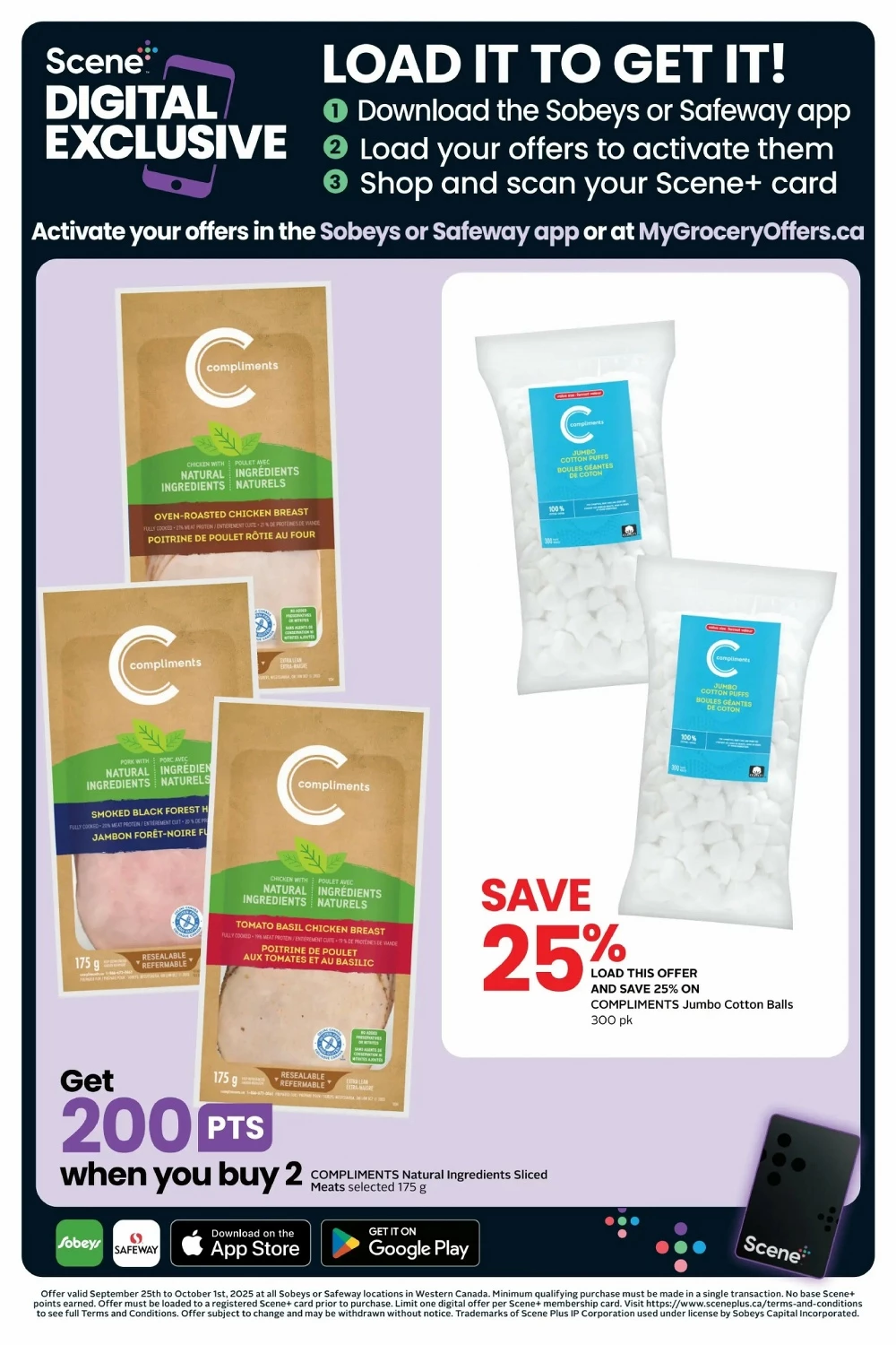 safeway sobeys flyer west september 25 october 1 14