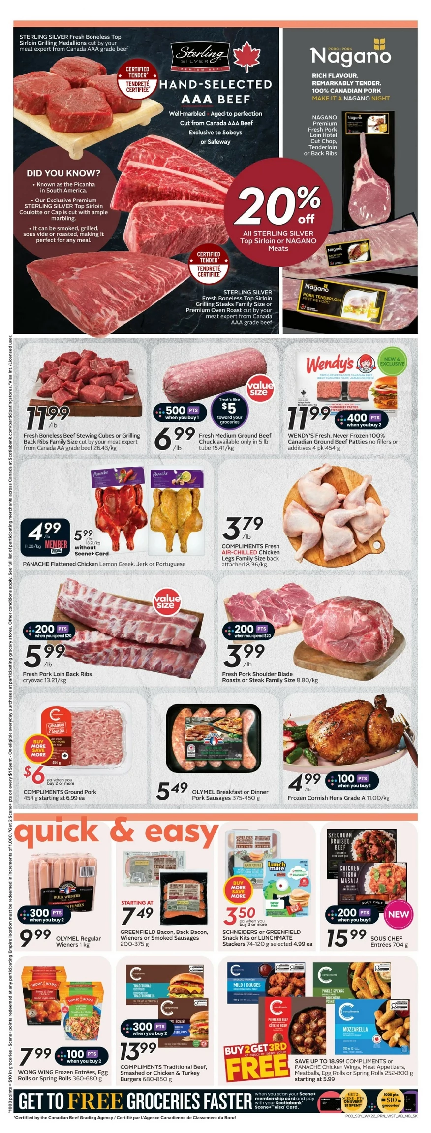 safeway sobeys flyer west september 25 october 1 7