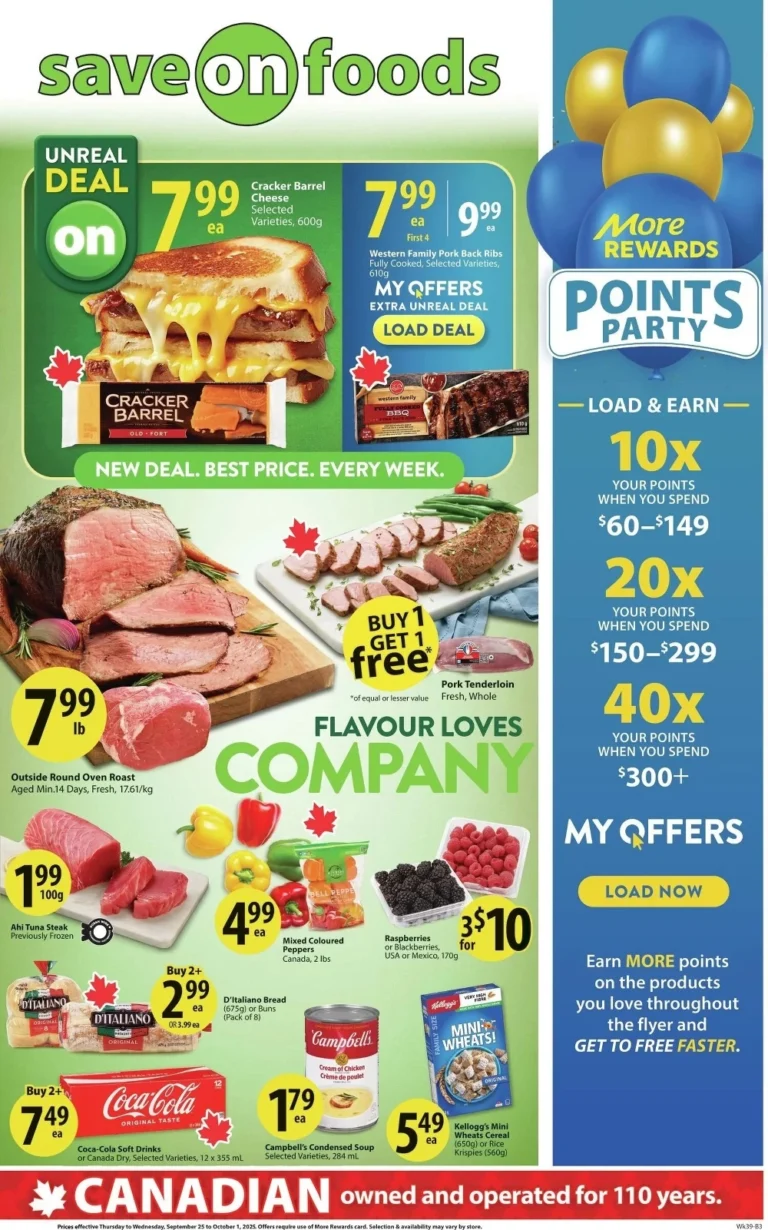 save on foods flyer
