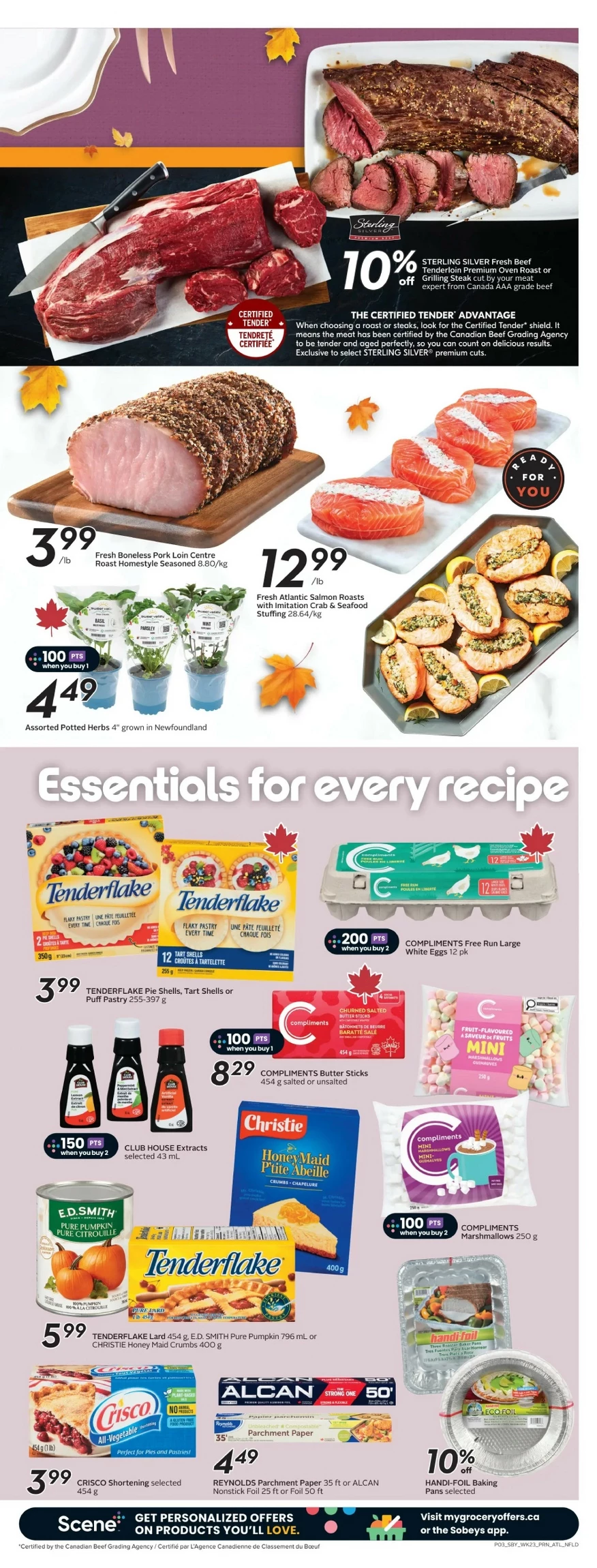 sobeys flyer atlantic october 2 8 6 2837
