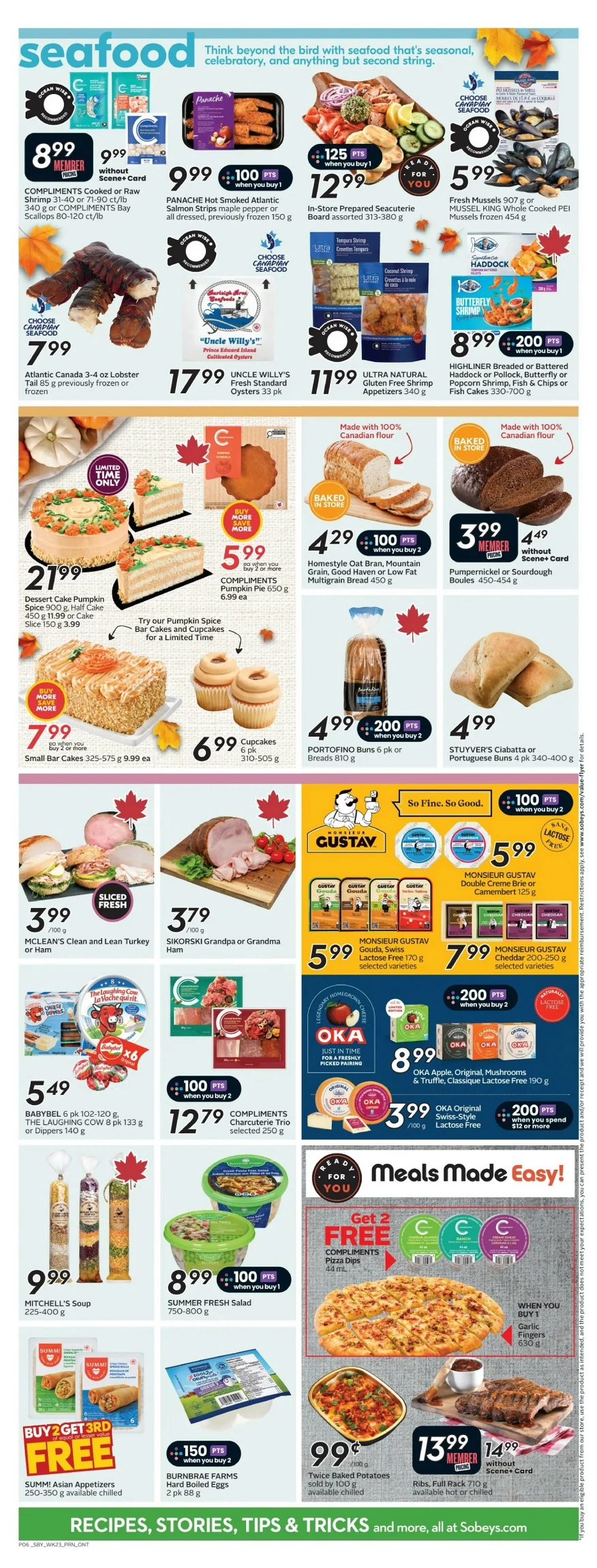 sobeys flyer ont october 2 8 10 6725