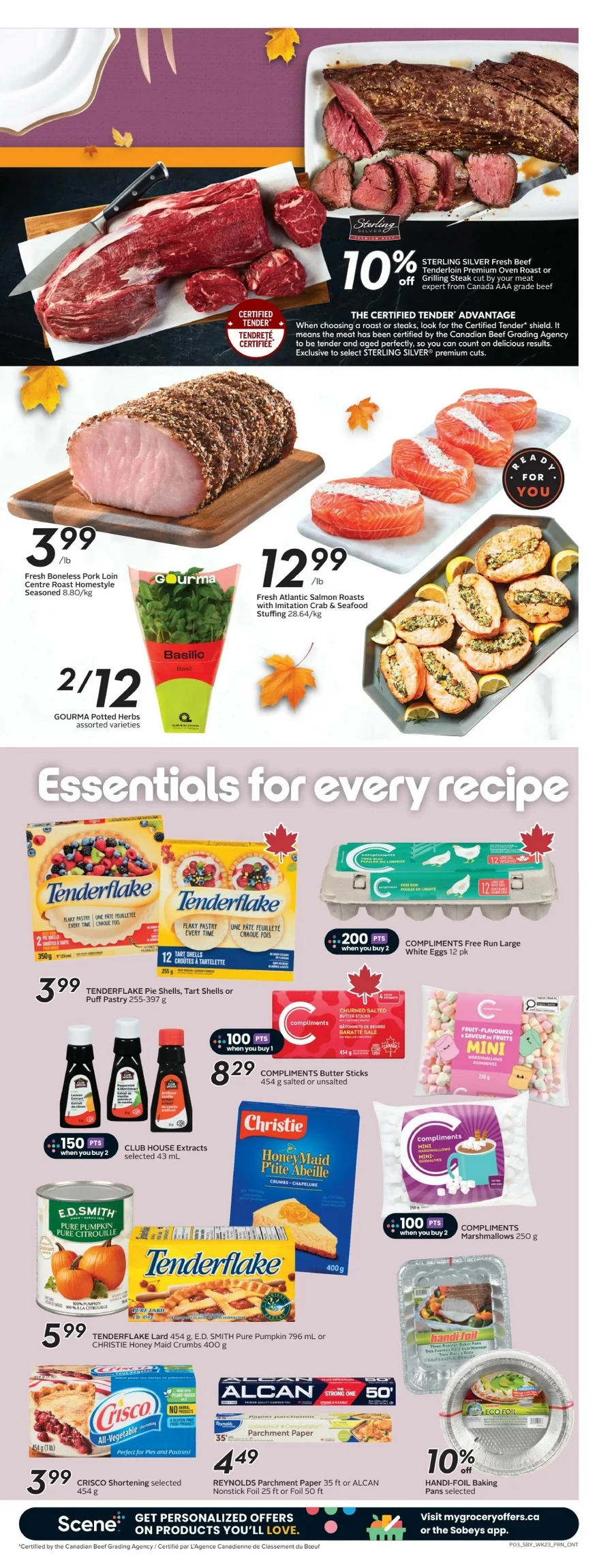 sobeys flyer ont october 2 8 6 7905