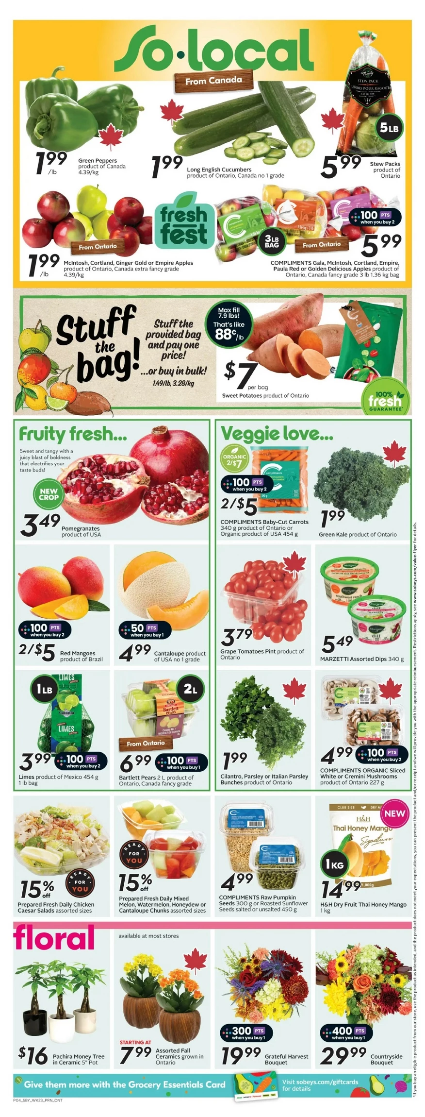 sobeys flyer ont october 2 8 7 6683