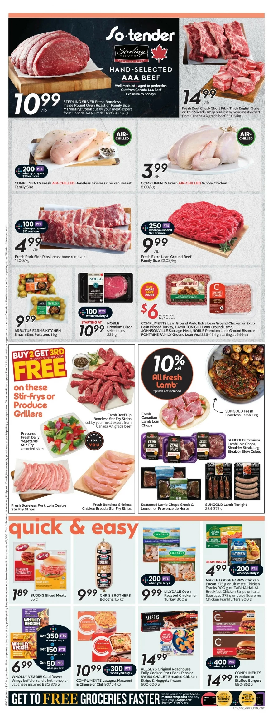 sobeys flyer ont october 2 8 9 8222