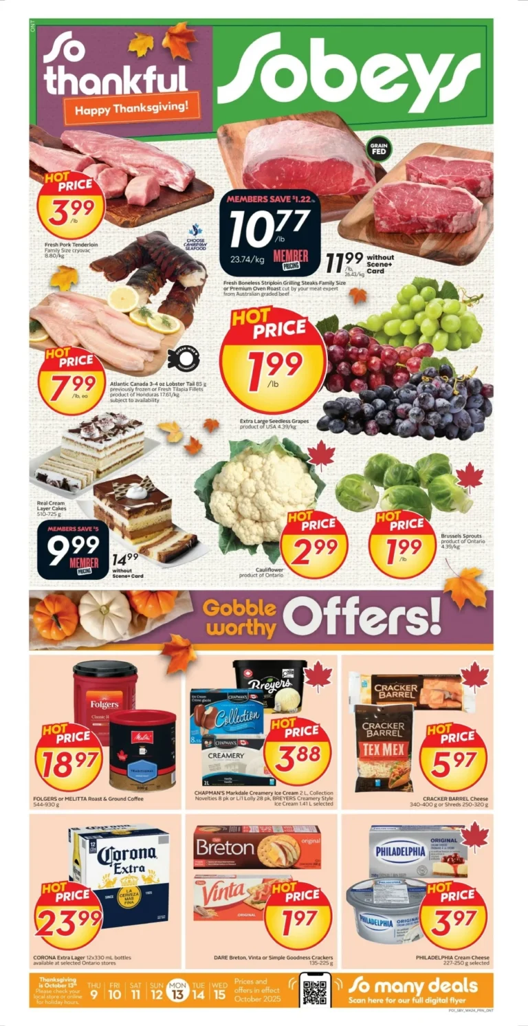 sobeys flyer ont.