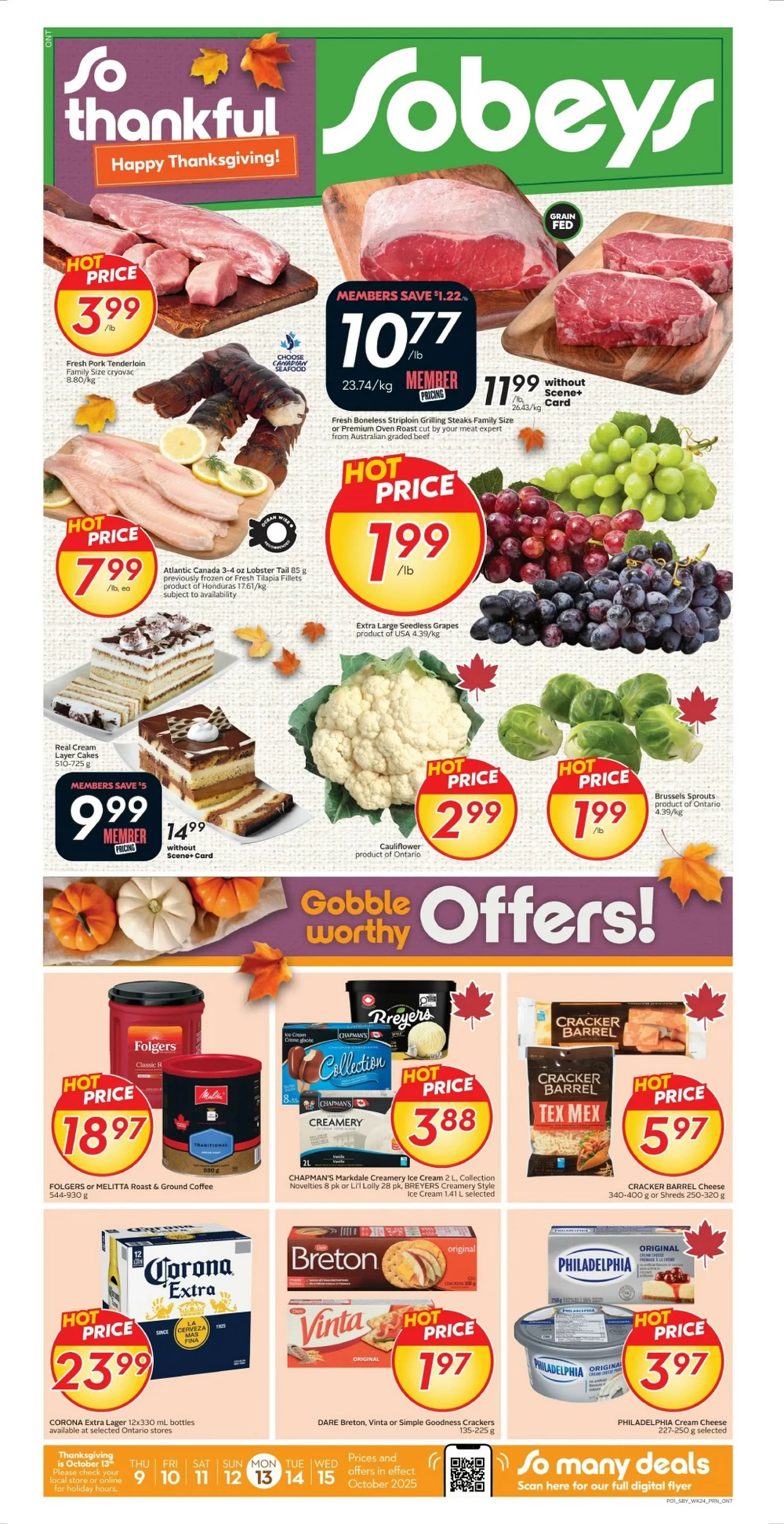 sobeys flyer ont.