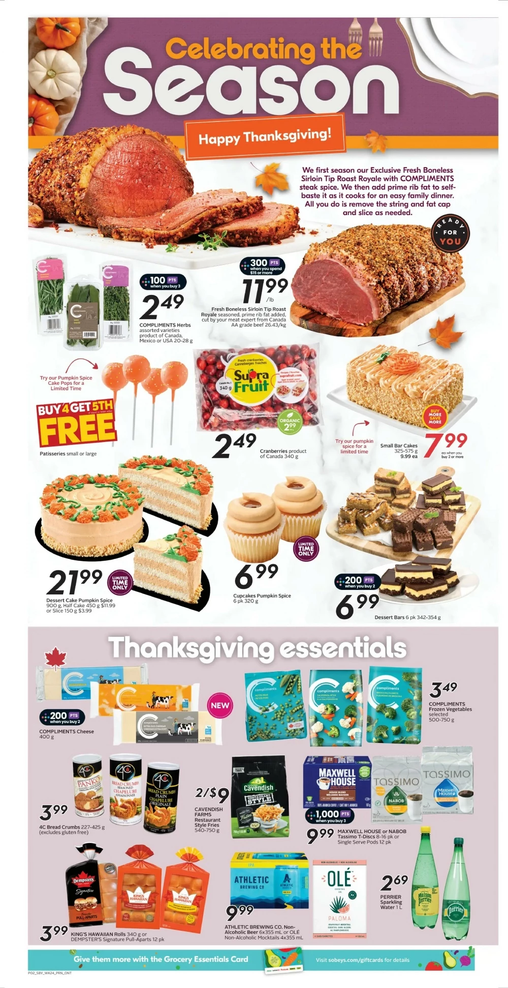 sobeys flyer ont october 9 15 5 07755679