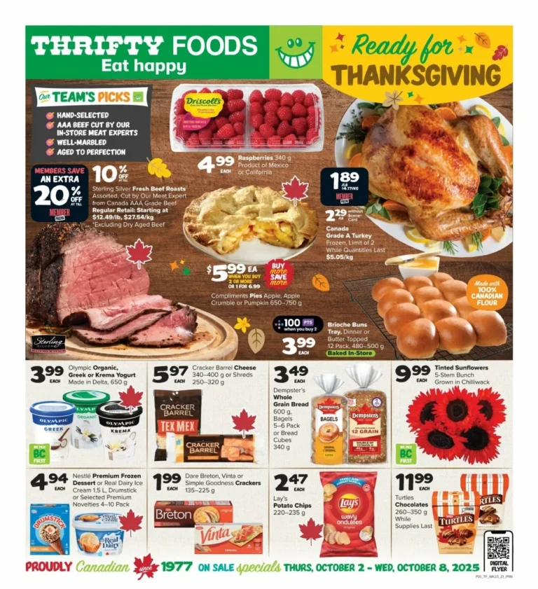 thrifty foods flyer, upcoming flyer