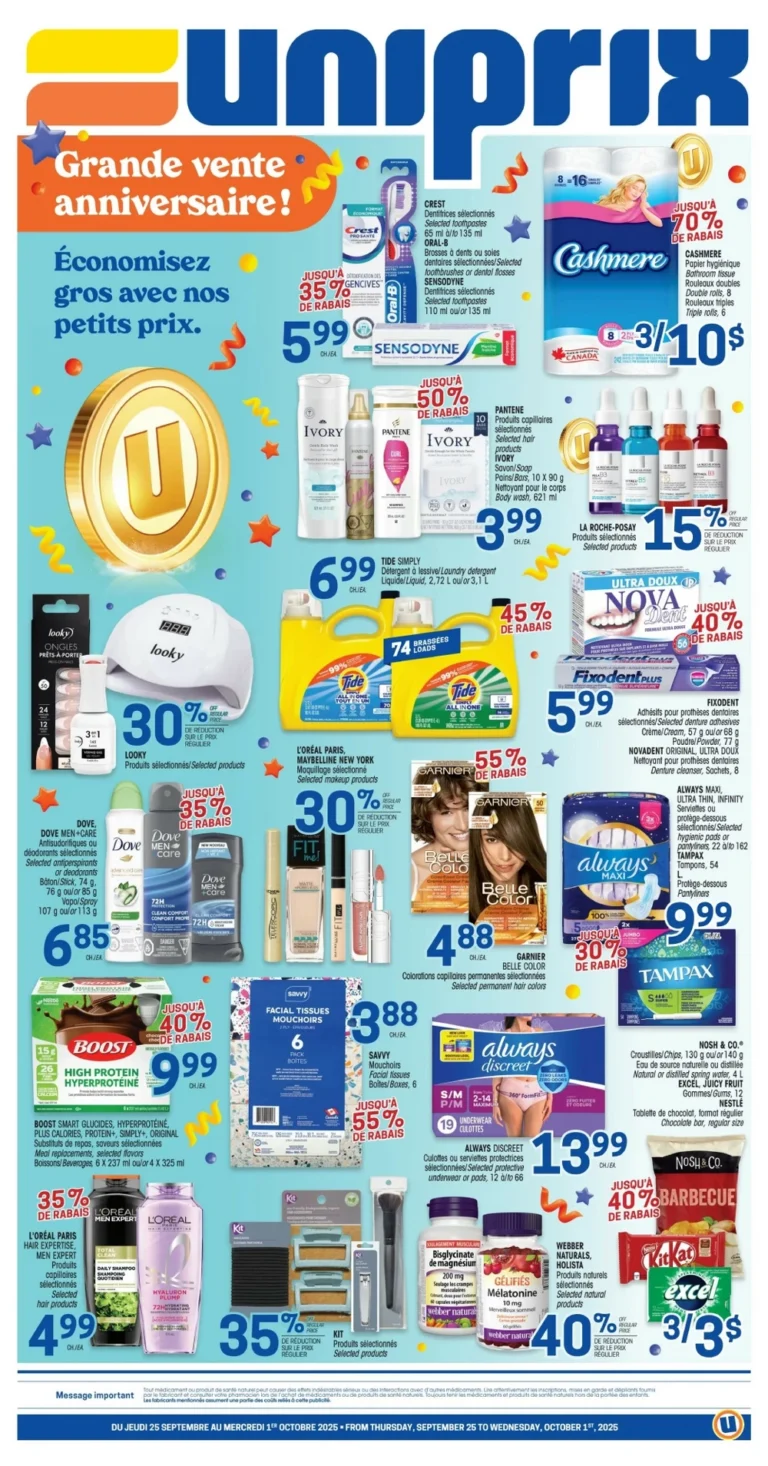 uniprix flyer