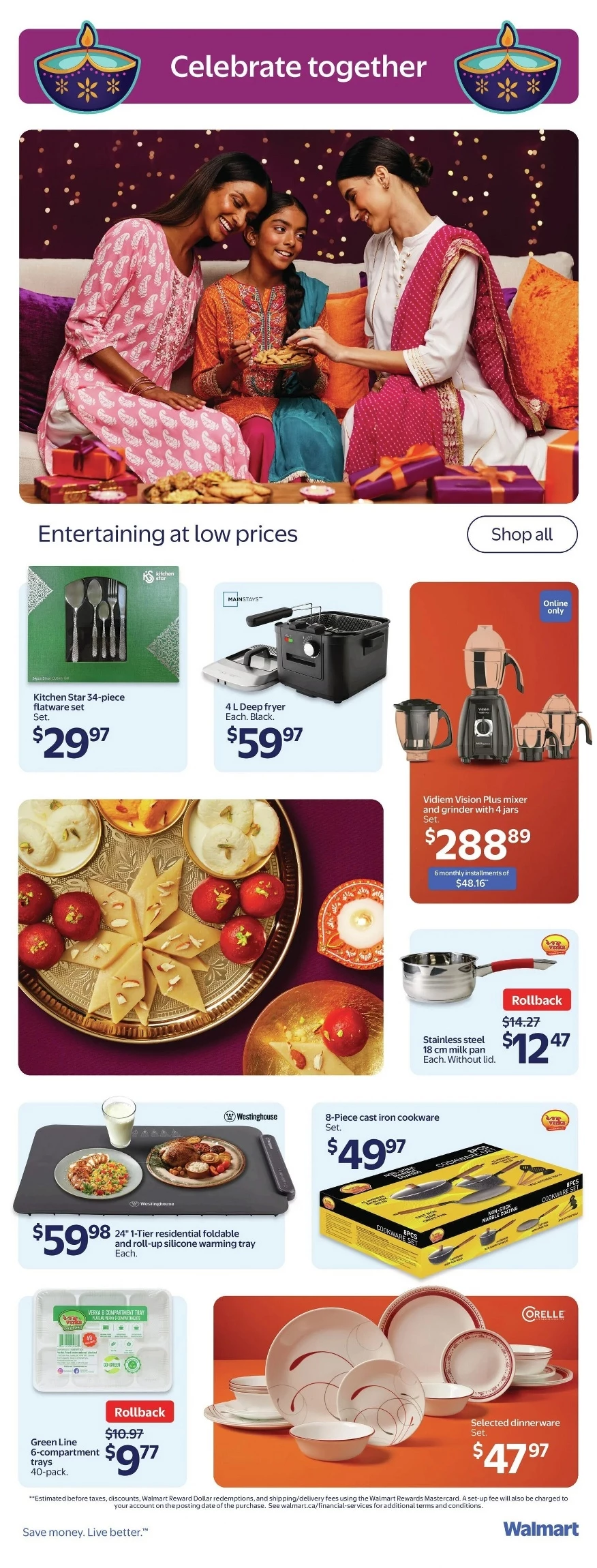 walmart flyer september 25 october 1 7
