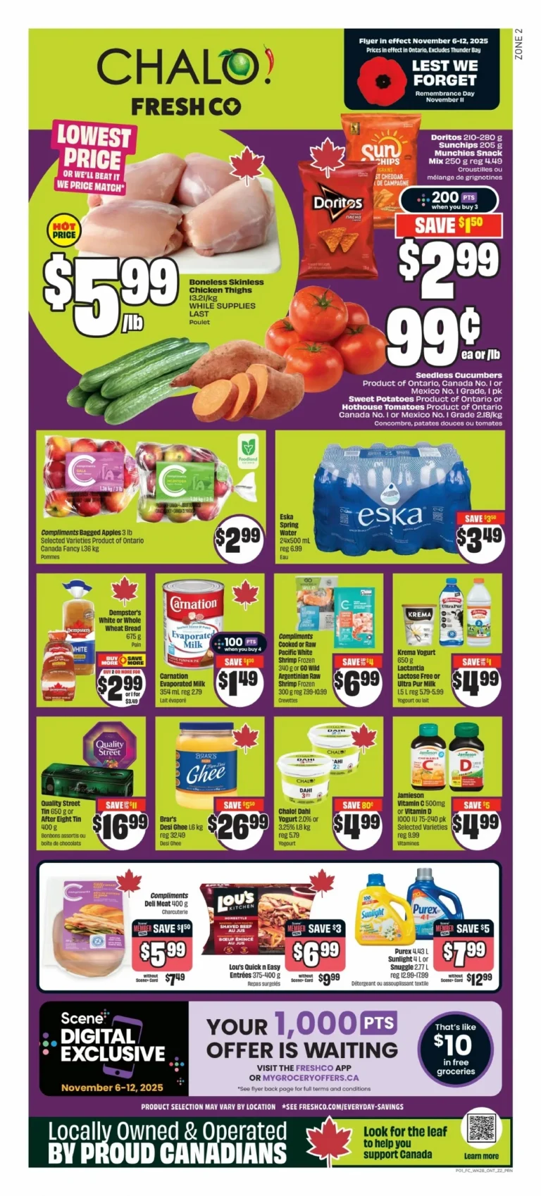 chalo freshco flyer, upcoming flyer