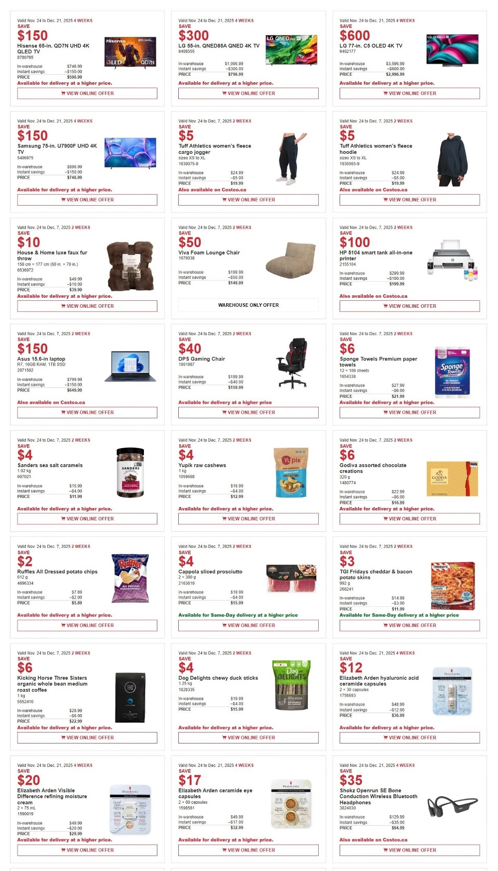 costco flyer, costco flyer black friday