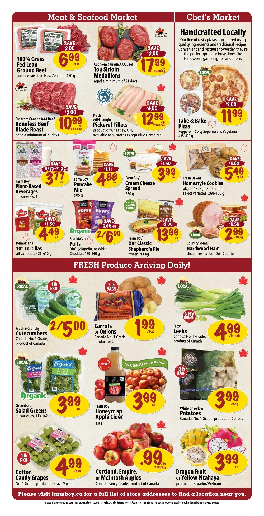 Farm Boy Flyer Canada November 6 to November 12, 2025 2 farmboy flyer october 30 november 5 2