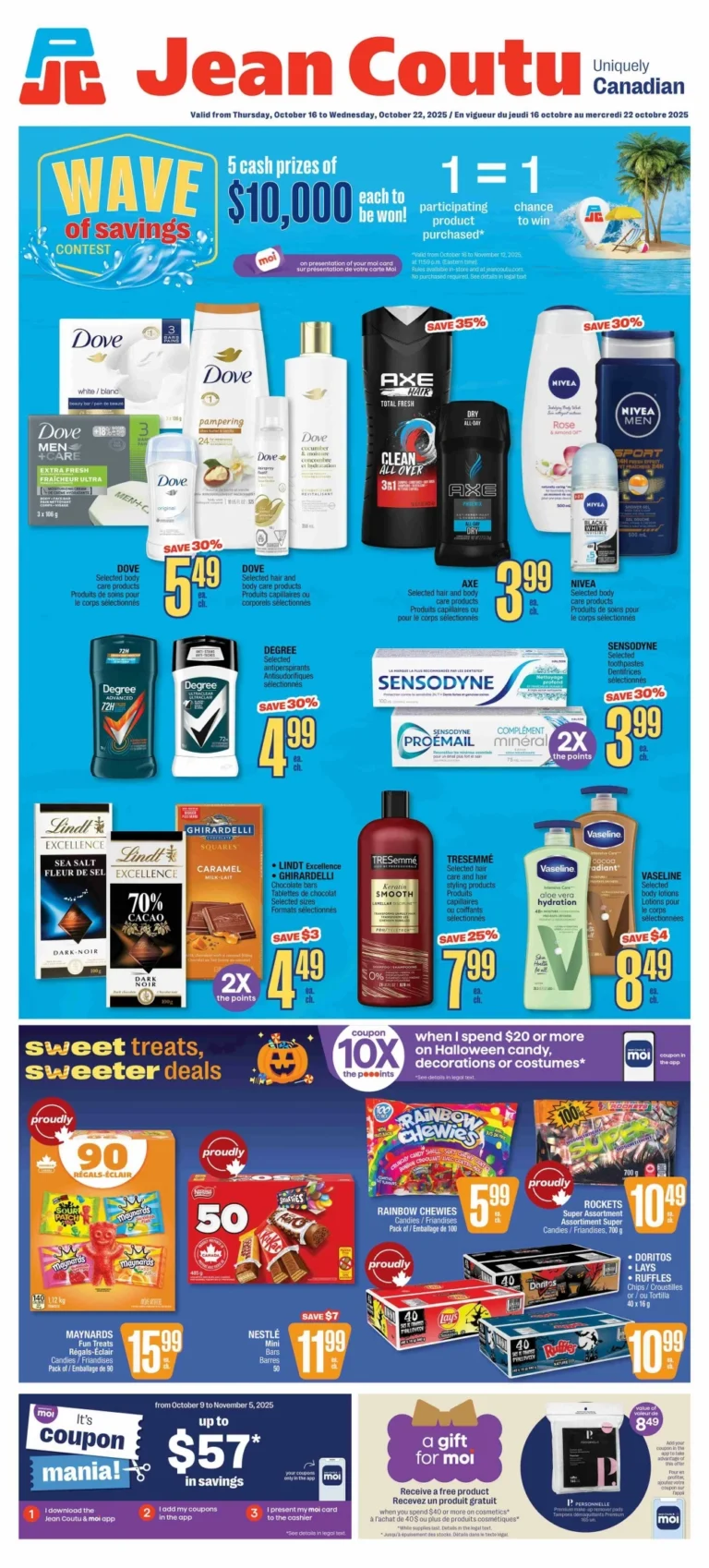 jean coutu flyer, jean coutu circulaire