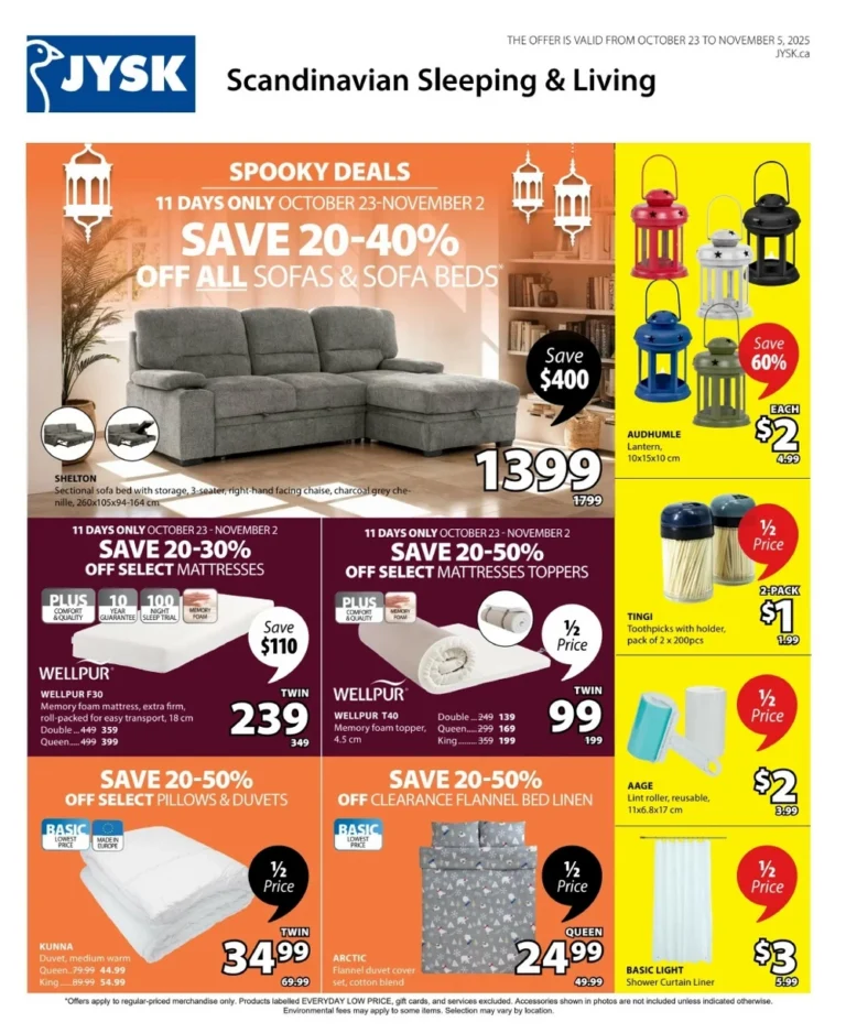 jysk flyer canada upcoming flyer
