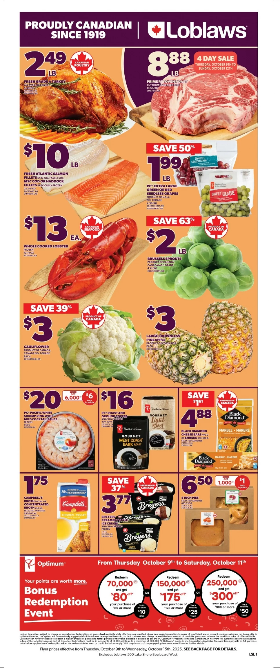 loblaws flyer october 9 15 3 08233265