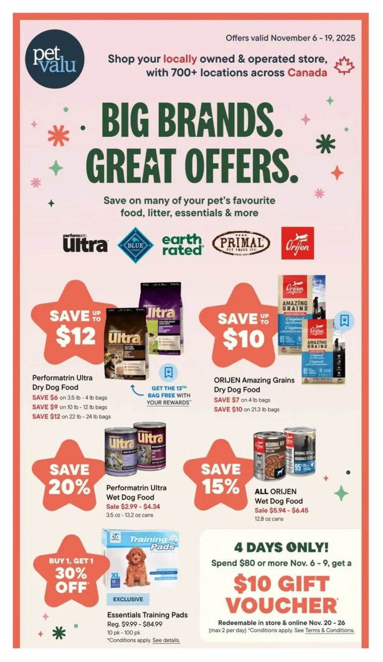 pet valu flyer