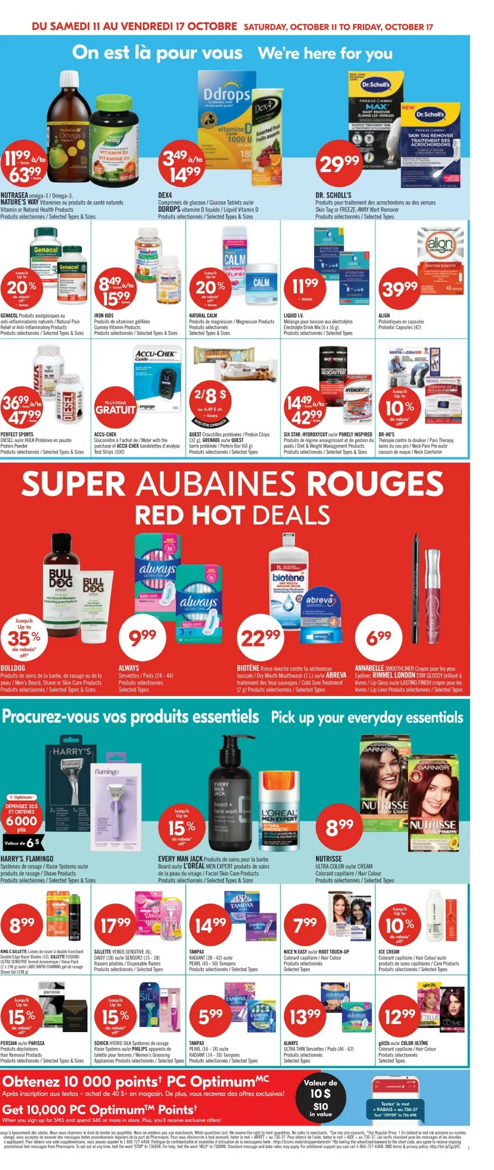 pharmaprix flyer october 11 17 12 60340550