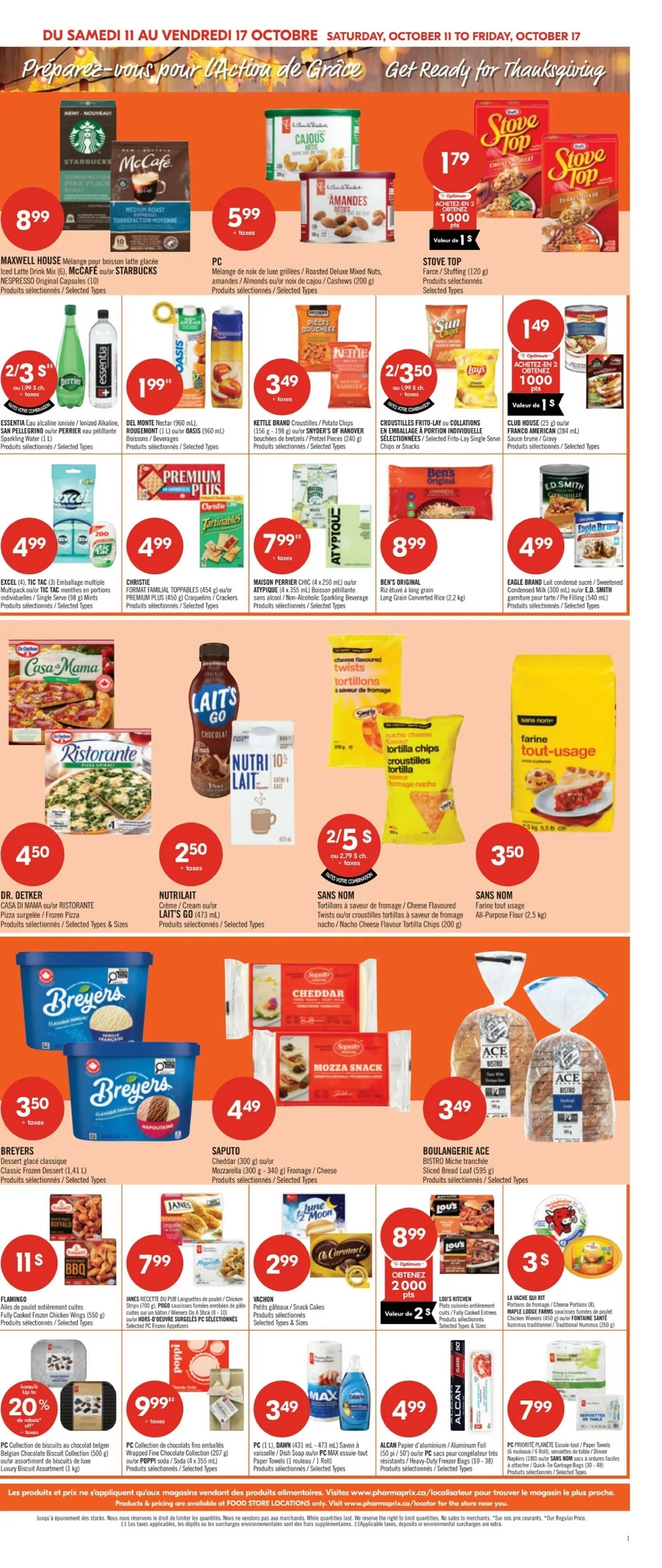 pharmaprix flyer october 11 17 17 24444263