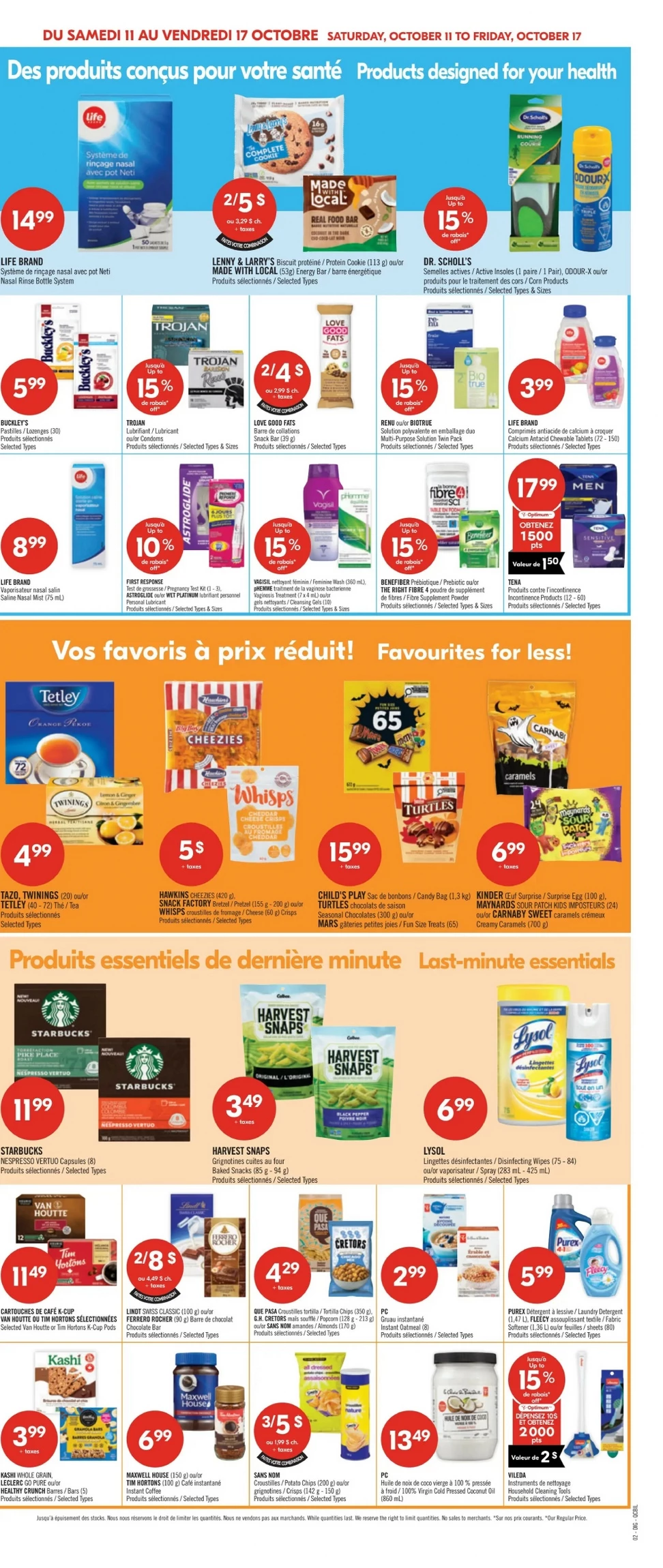 pharmaprix flyer october 11 17 18 64203490
