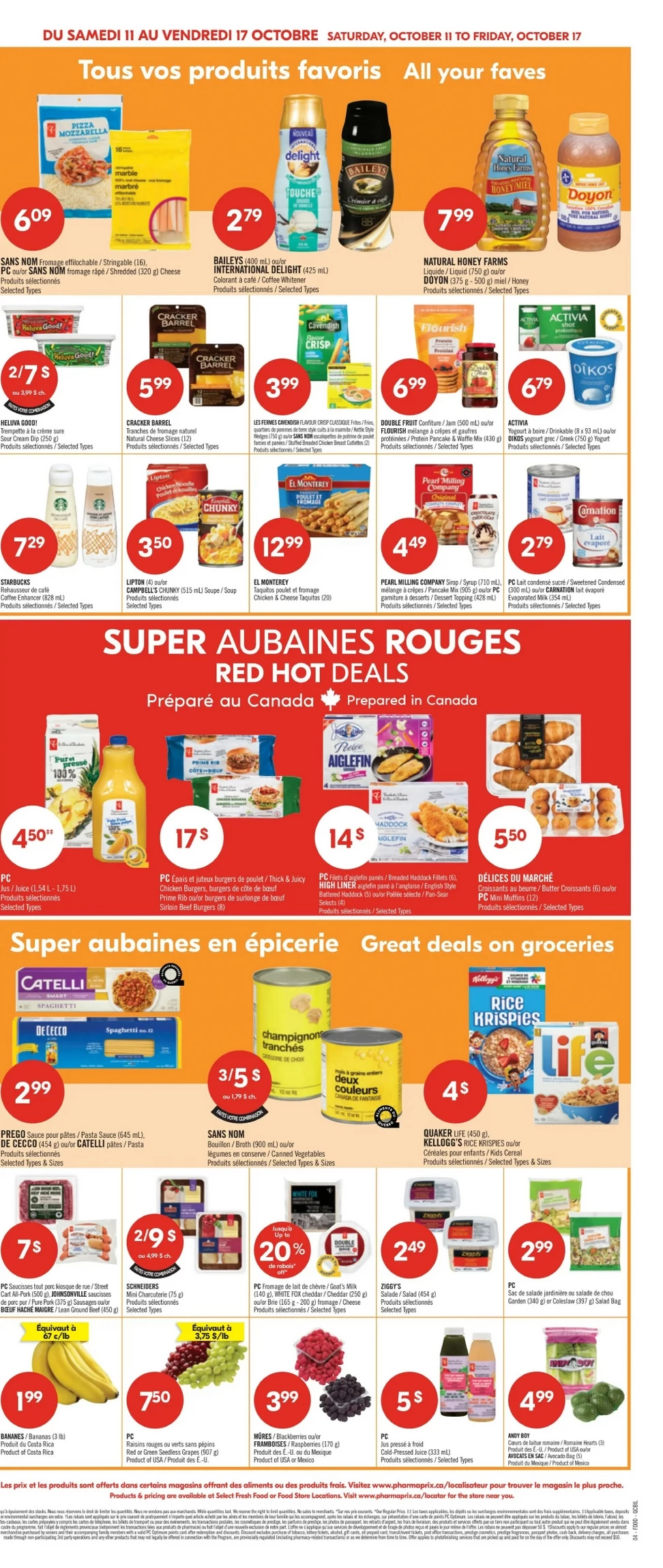 pharmaprix flyer october 11 17 5 76994048