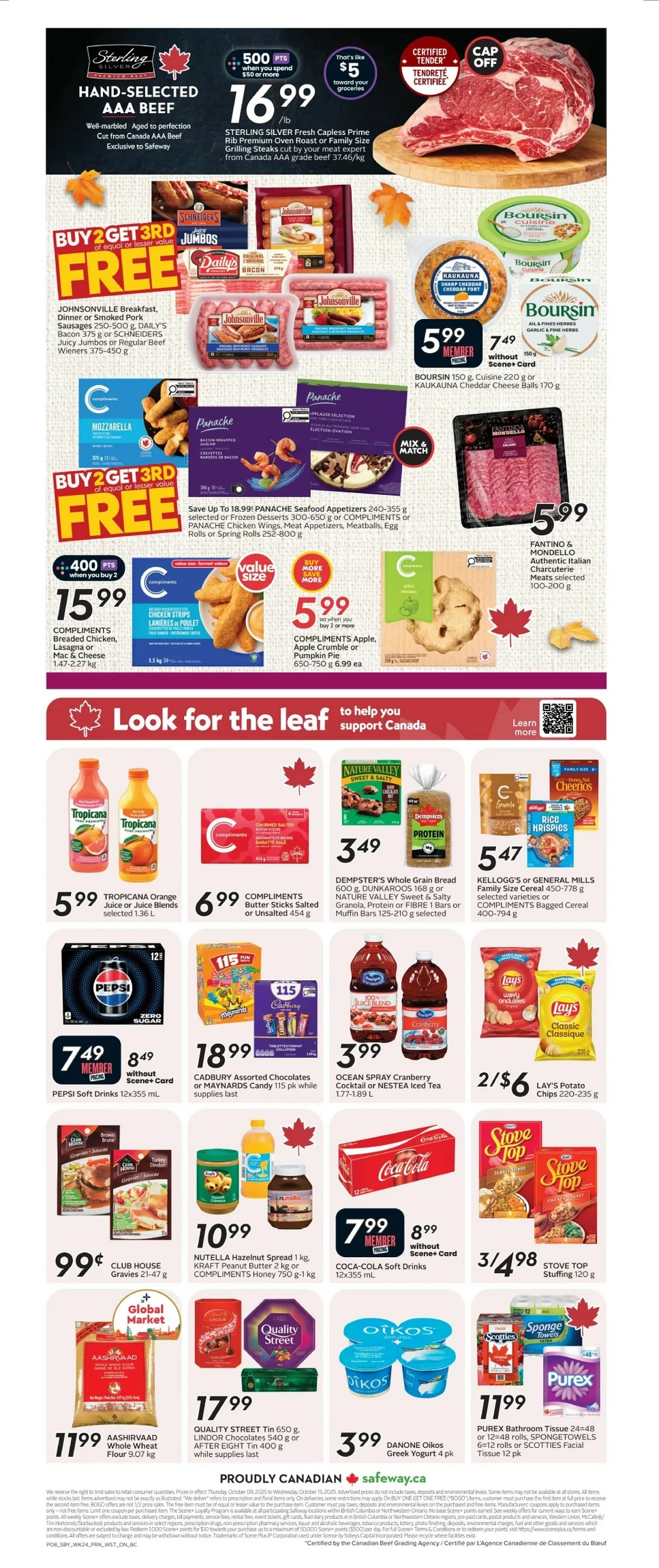 safeway flyer bc on october 9 15 4 09375032