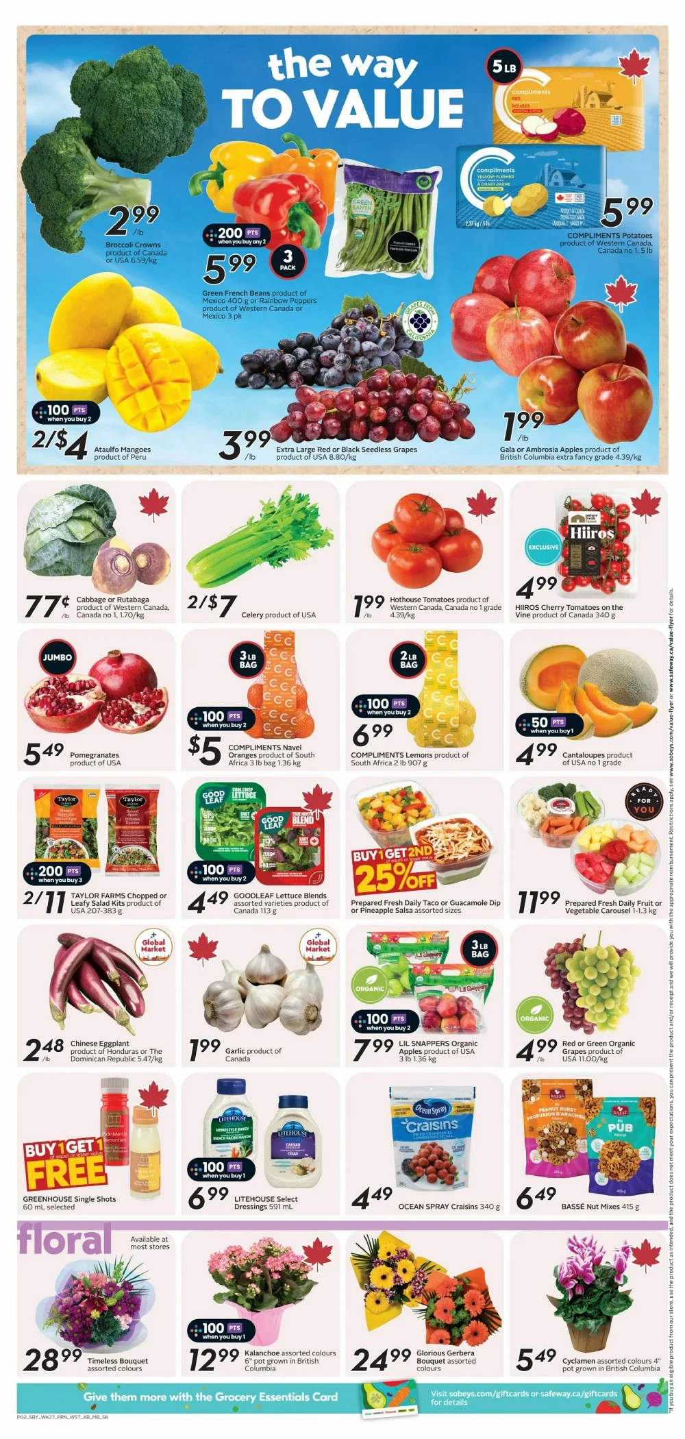 safeway sobeys flyer october 30 november 5 5 83824475