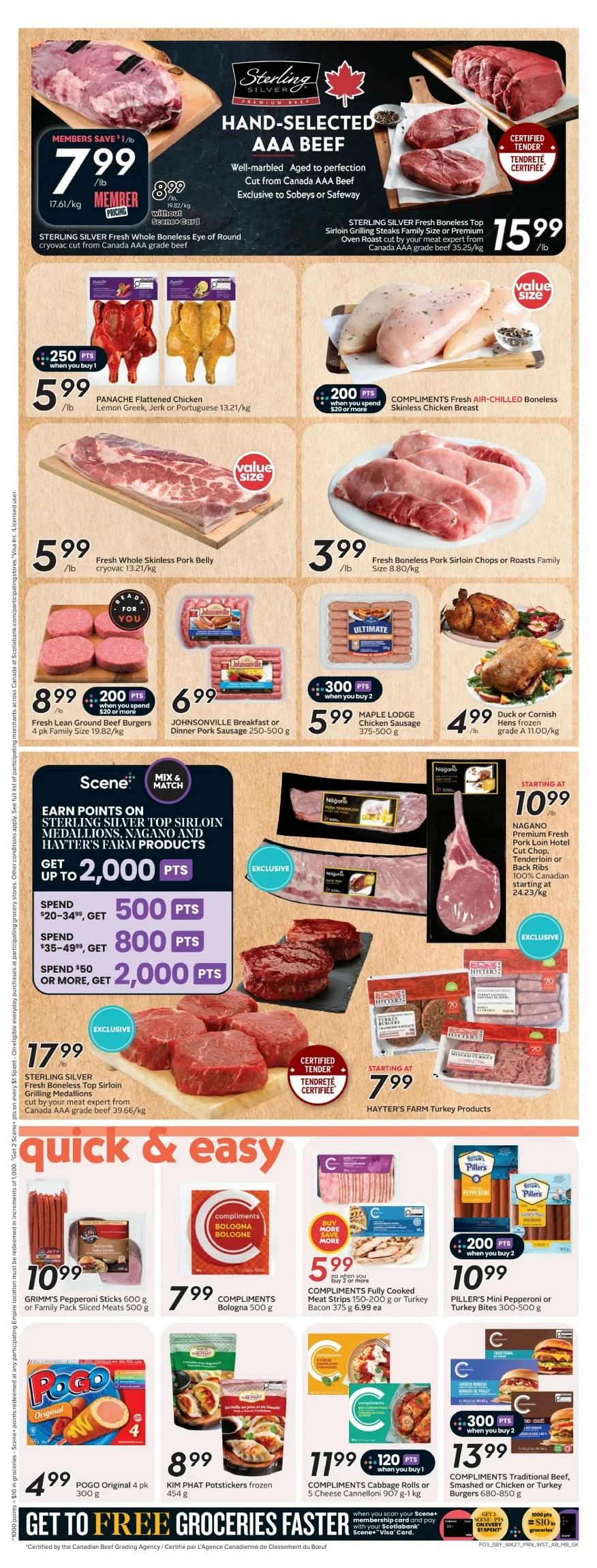 safeway sobeys flyer october 30 november 5 6 97881498