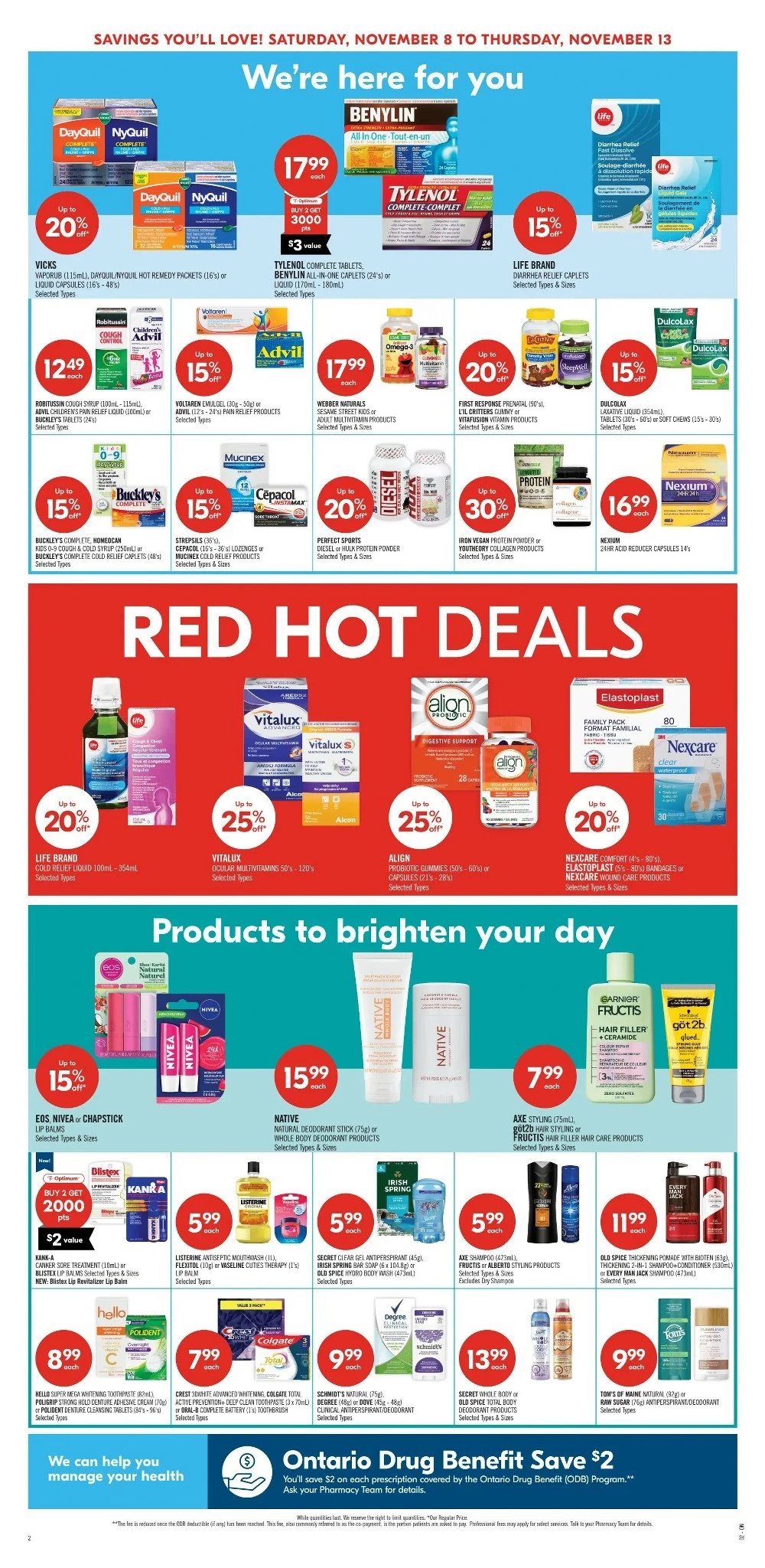Shoppers Drug Mart Flyer November 15 to November 20, 2025 2 shoppers drug mart flyer november 8 13 7 87503344