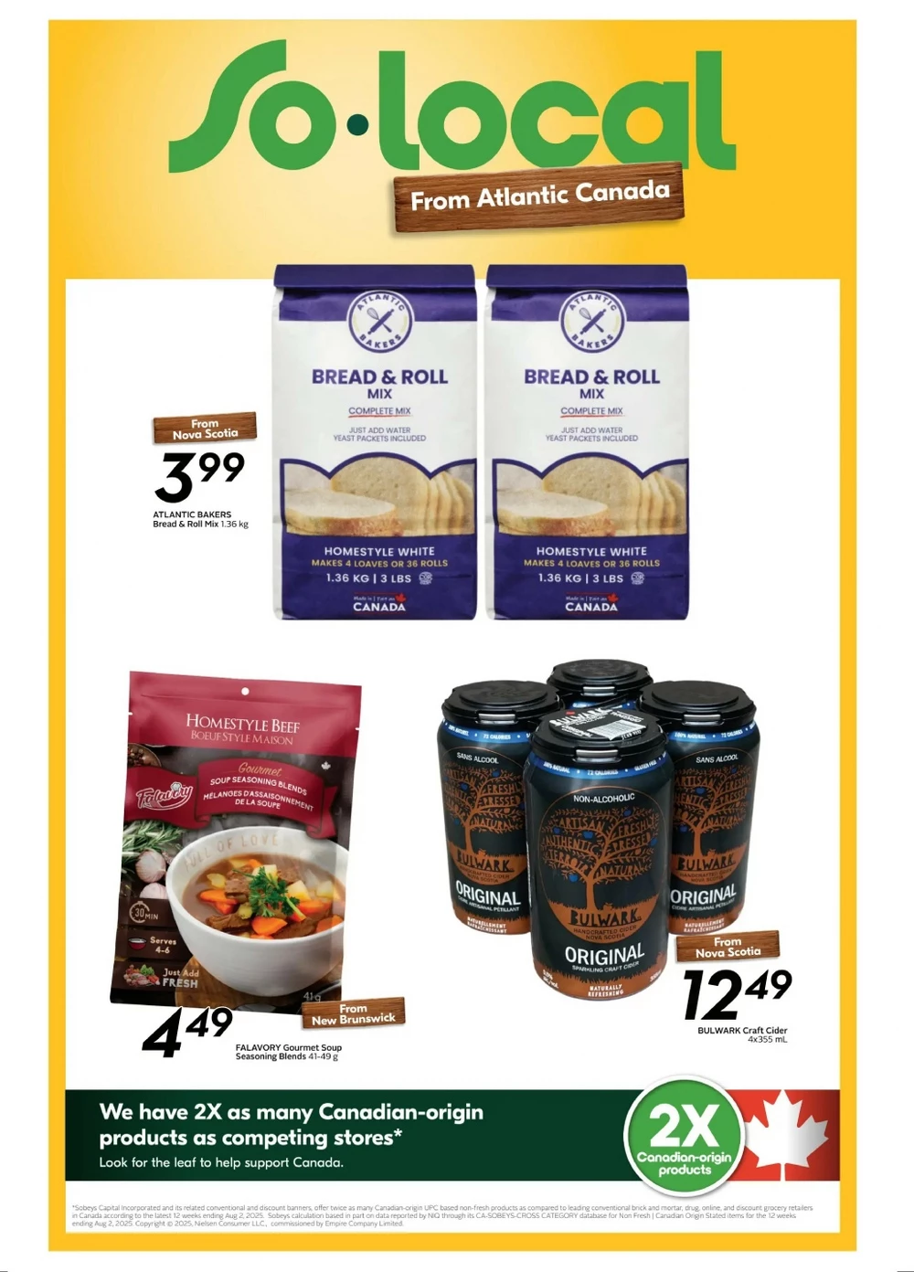 sobeys flyer atlantic october 9 15 20 22993281