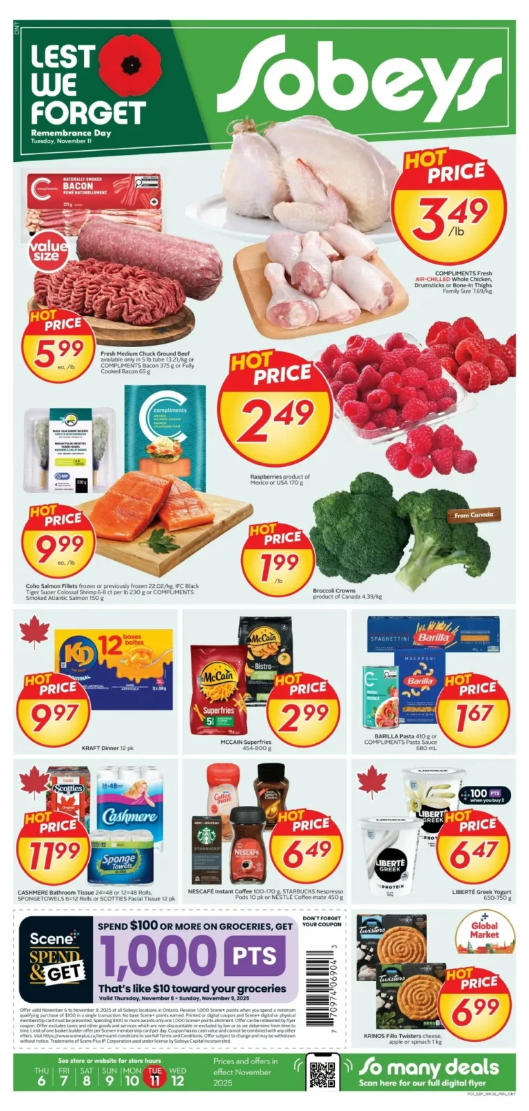 sobeys flyer ont.