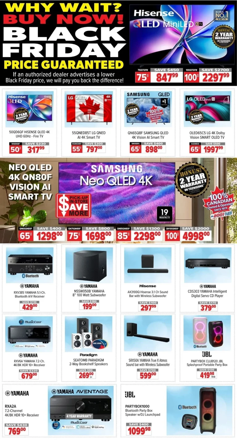 2001 audio video flyer