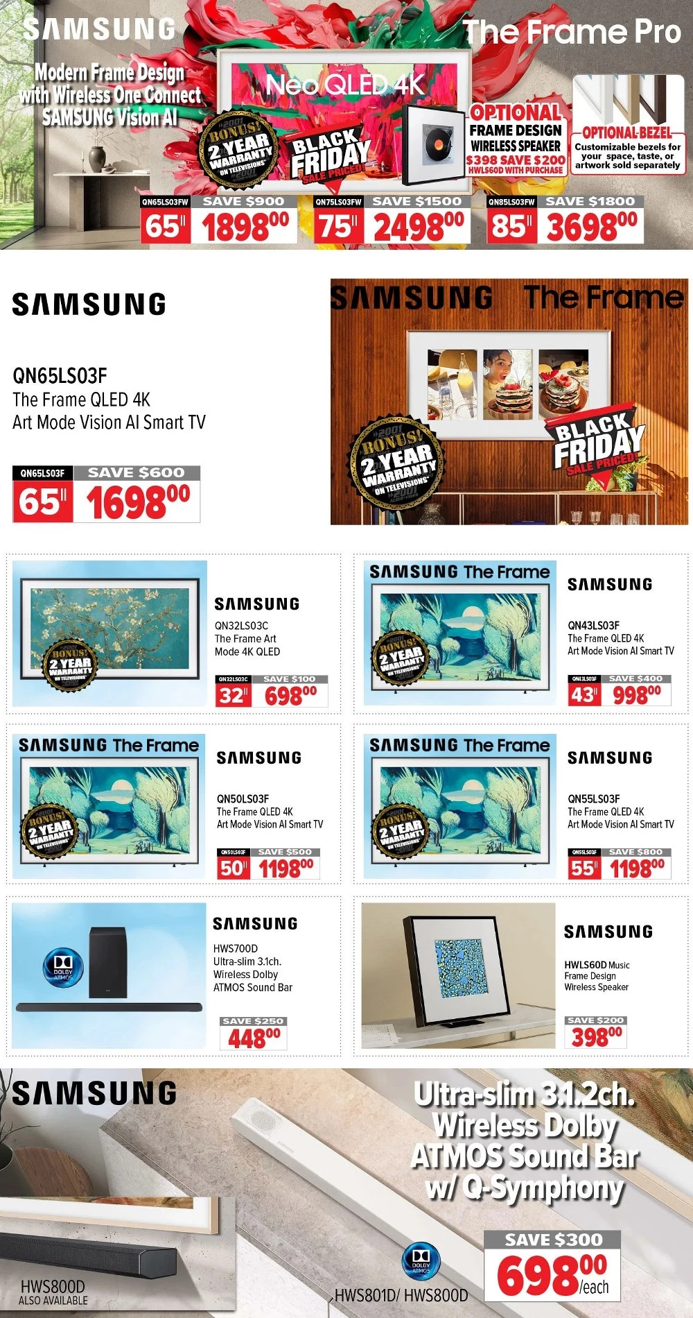 2001 audio video flyer november 28 december 4 10