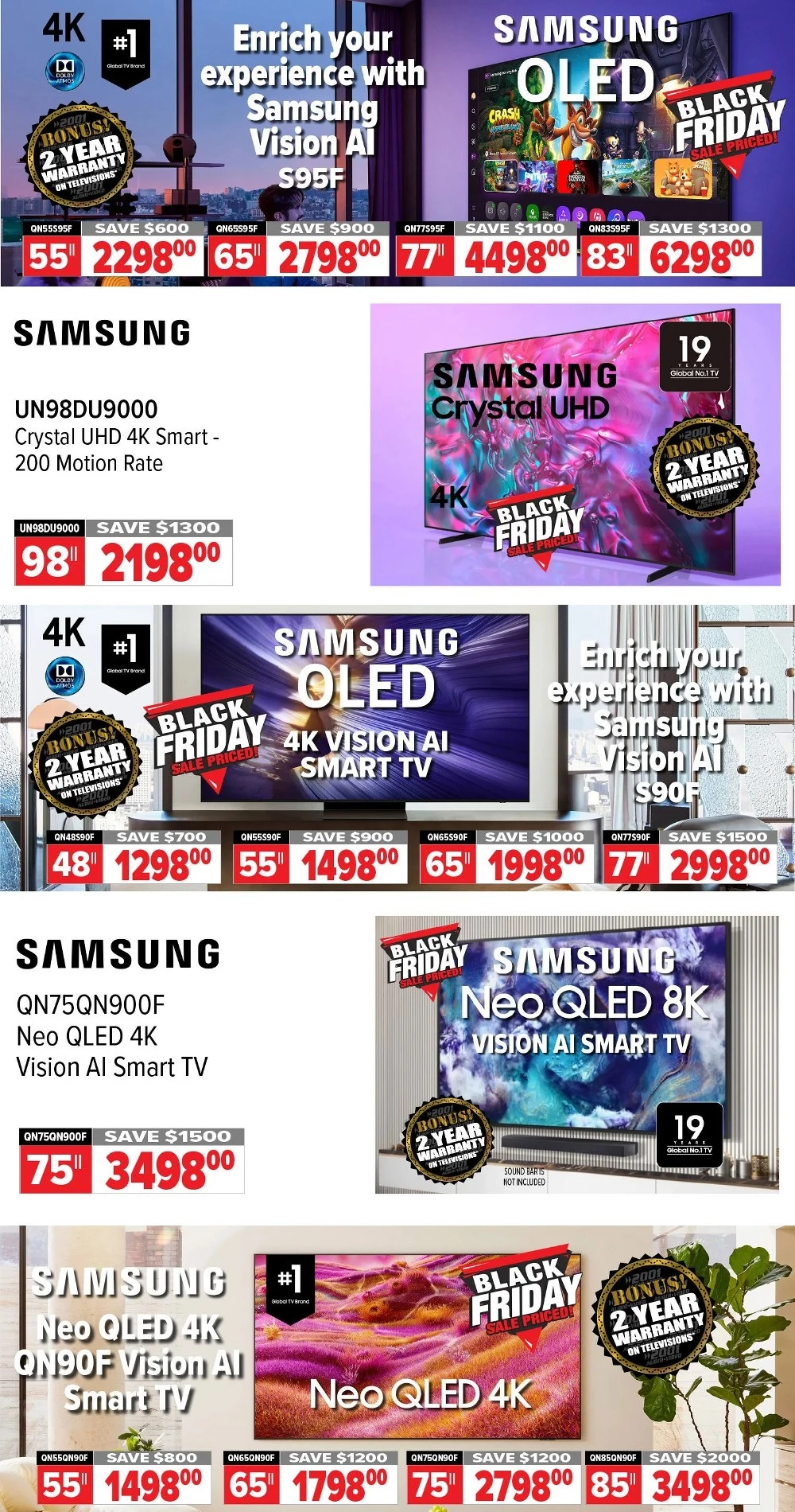 2001 audio video flyer november 28 december 4 7