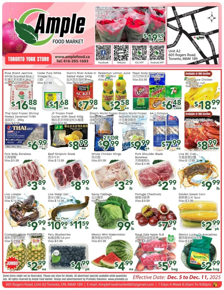 ample food market flyer