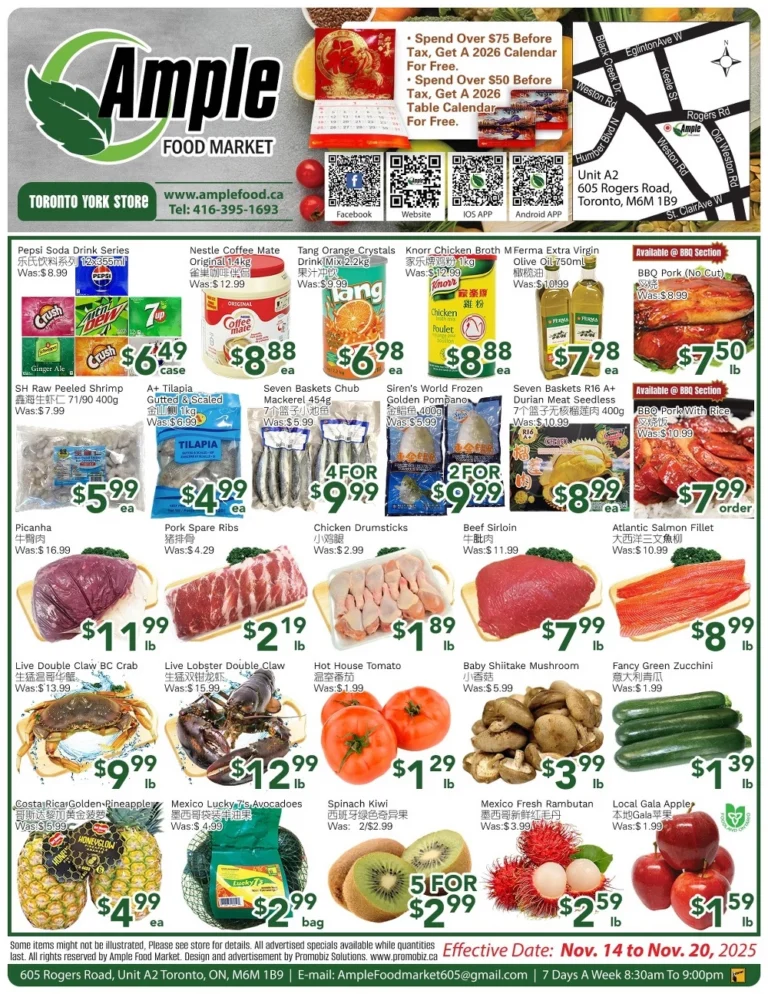 ample food market flyer