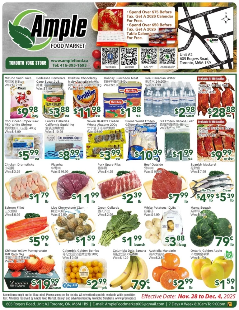 ample food market flyer