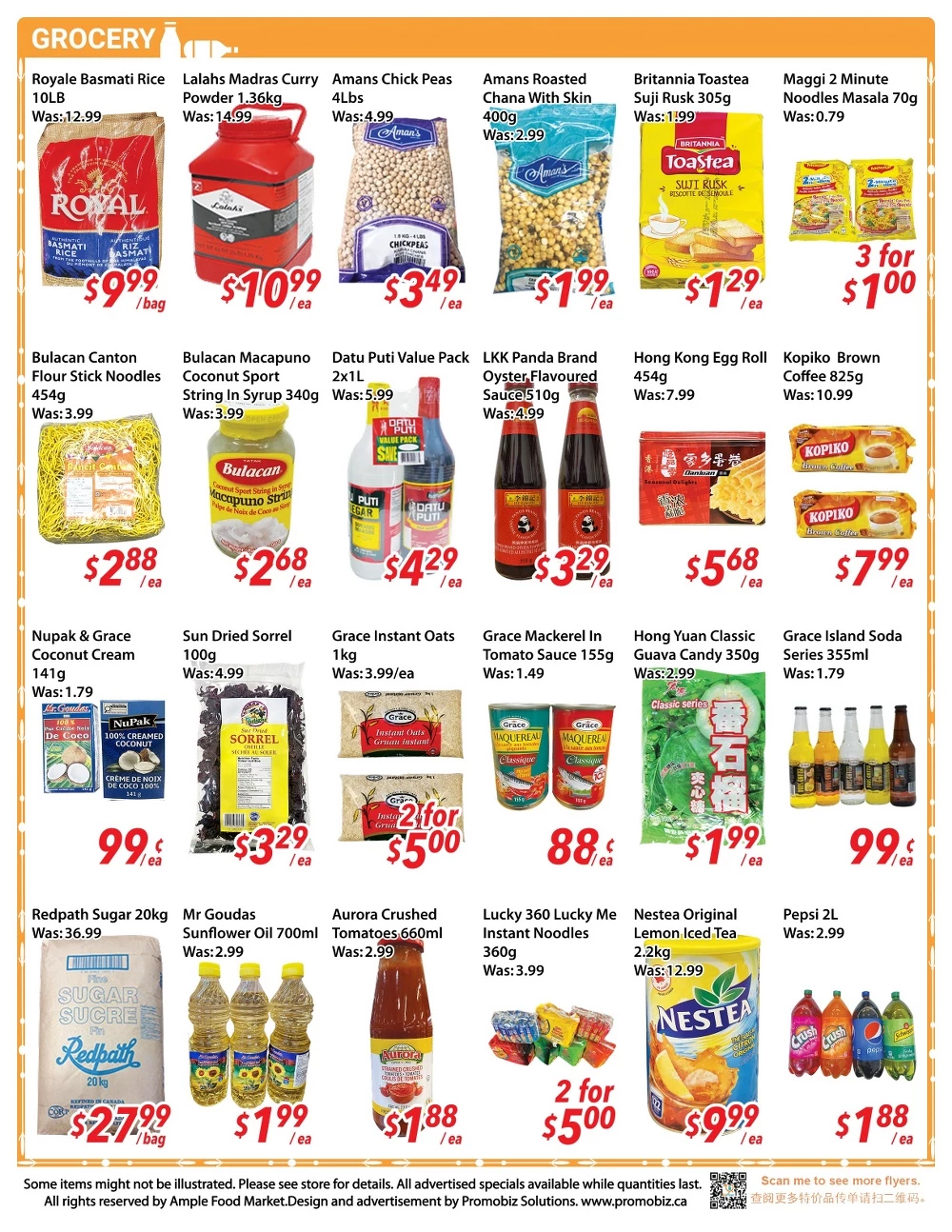 ample food market flyer november 7 13 7