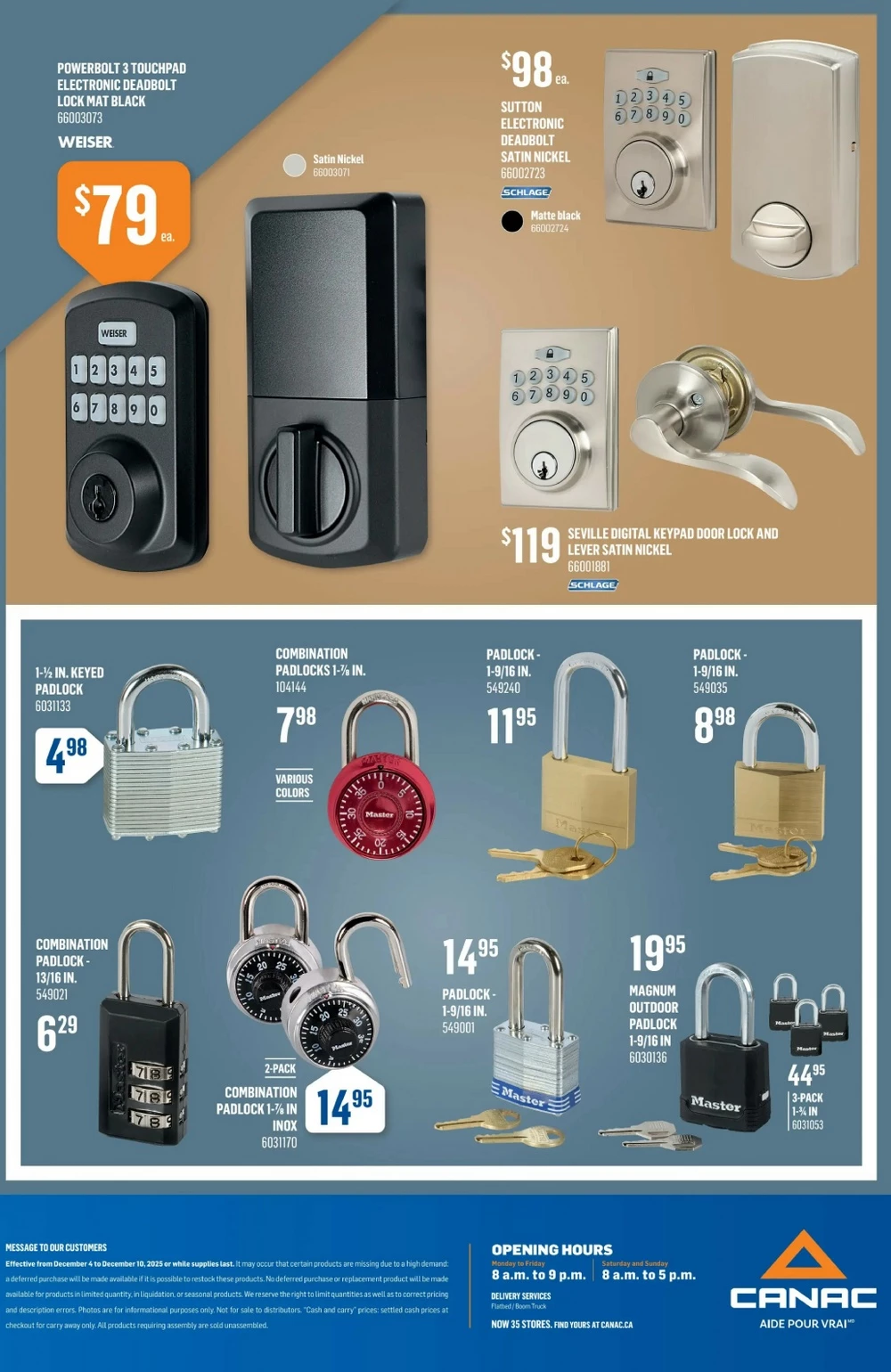 canac flyer december 4 10 13 74249378