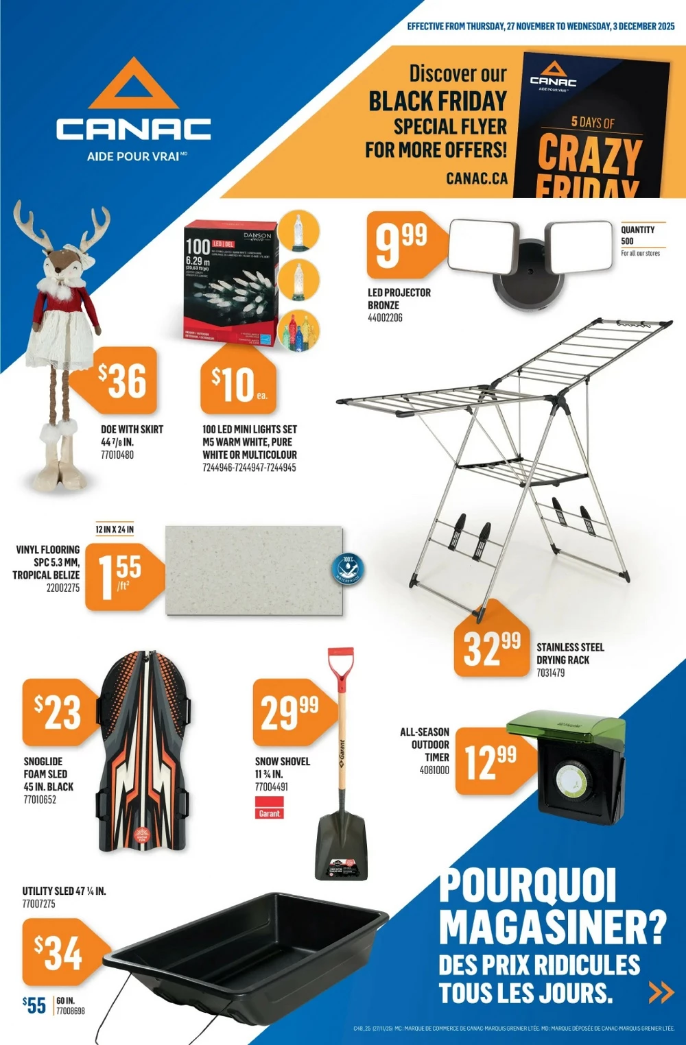 canac flyer , canac black friday flyer