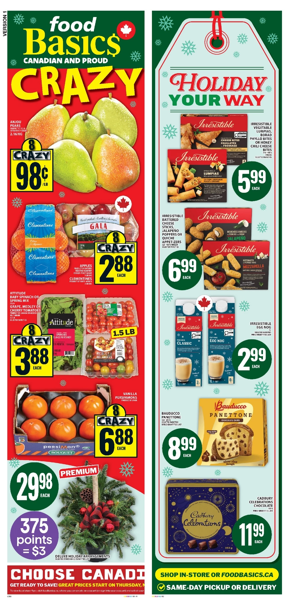Food Basics Flyer December 4 to December 10, 2025 2 food basics flyer november 27 december 3 2