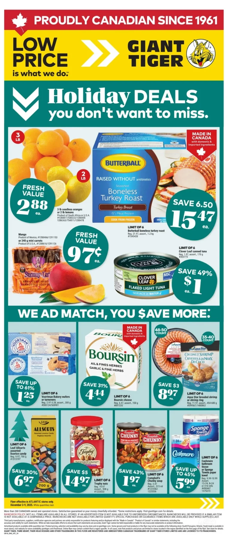 giant tiger flyer atlantic, upcoming flyer