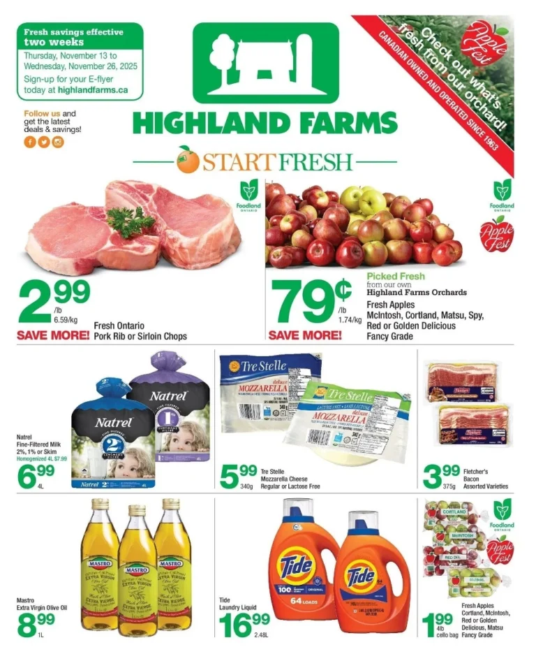 highland farms flyer