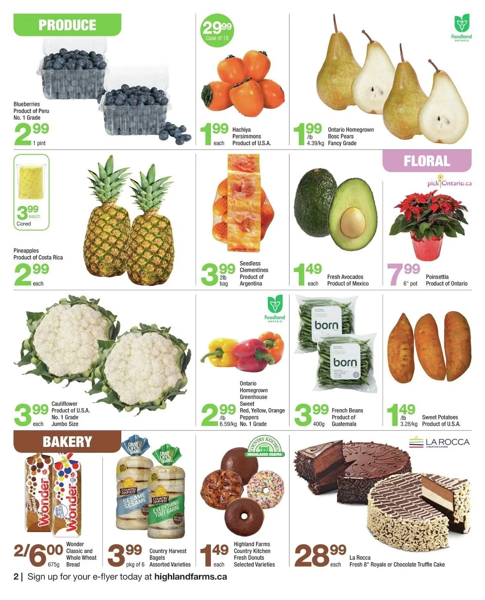 highland farms flyer november 27 december 10 2