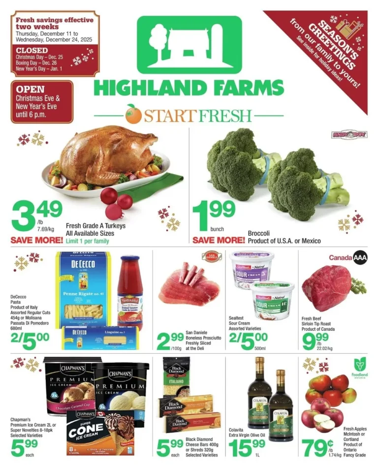 highland farms flyer