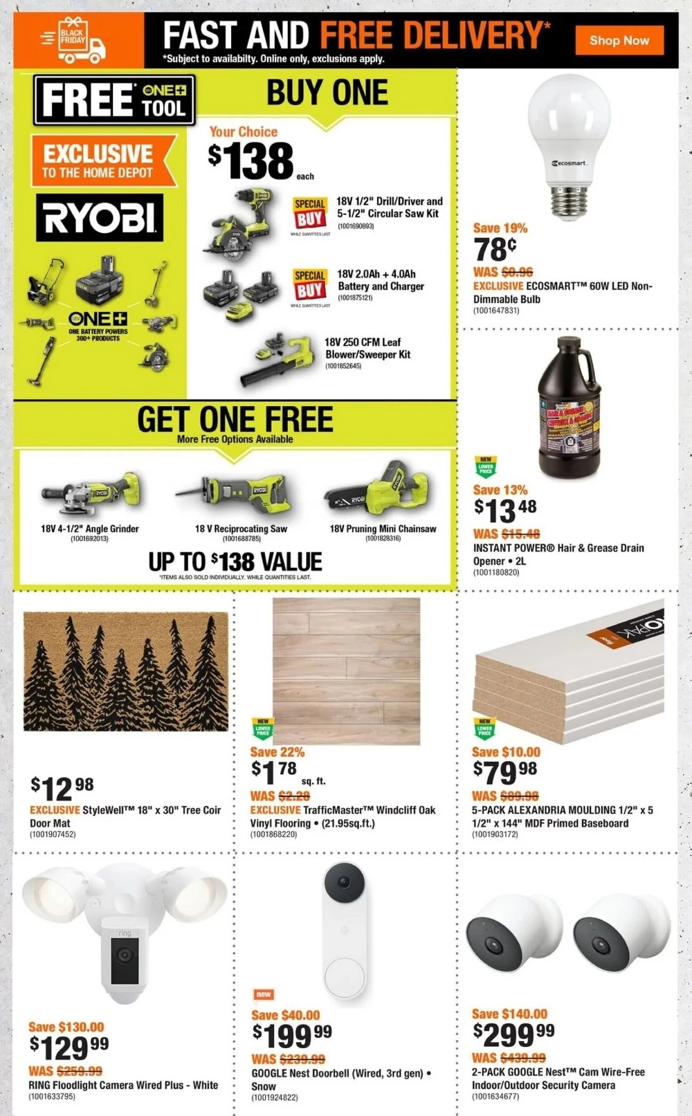 home depot flyer november 20 26 2