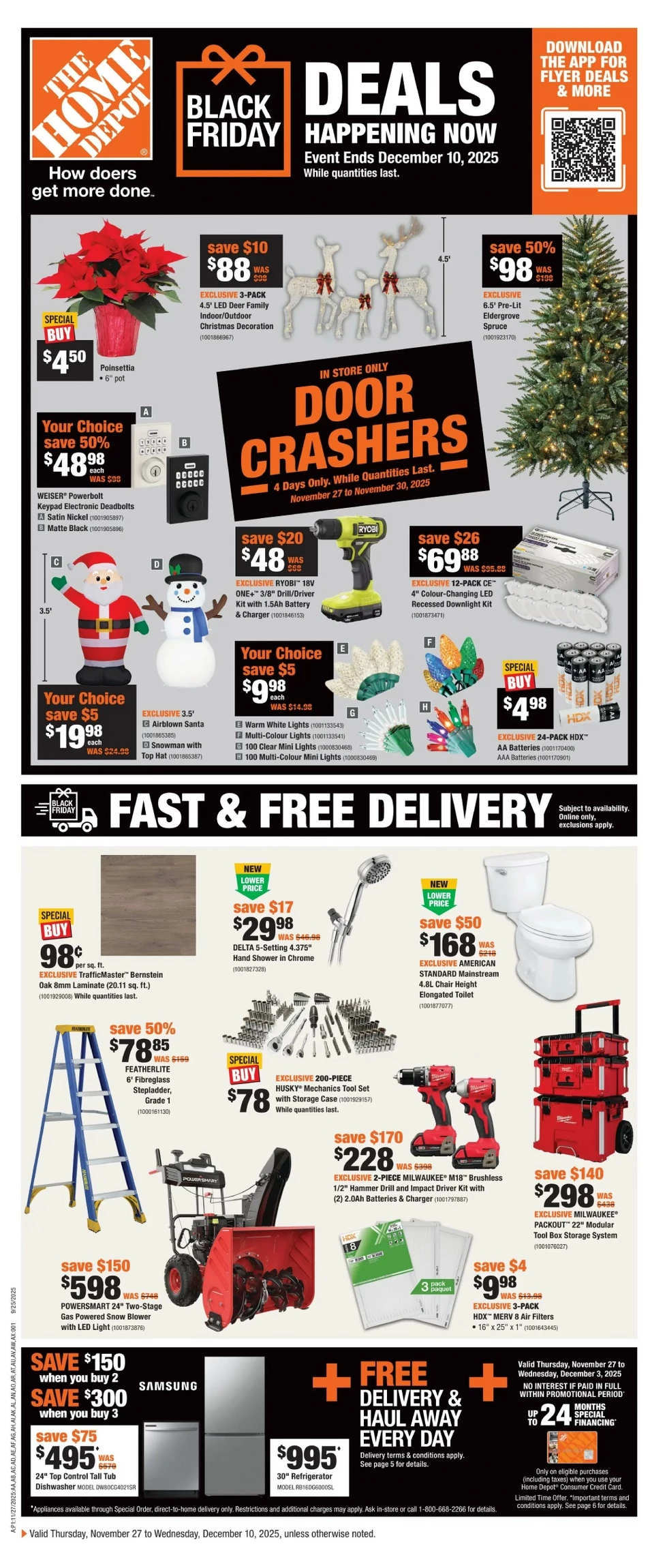 Home Depot Flyer Canada December 4 to December 10, 2025 1 home depot flyer, home depot black friday flyer