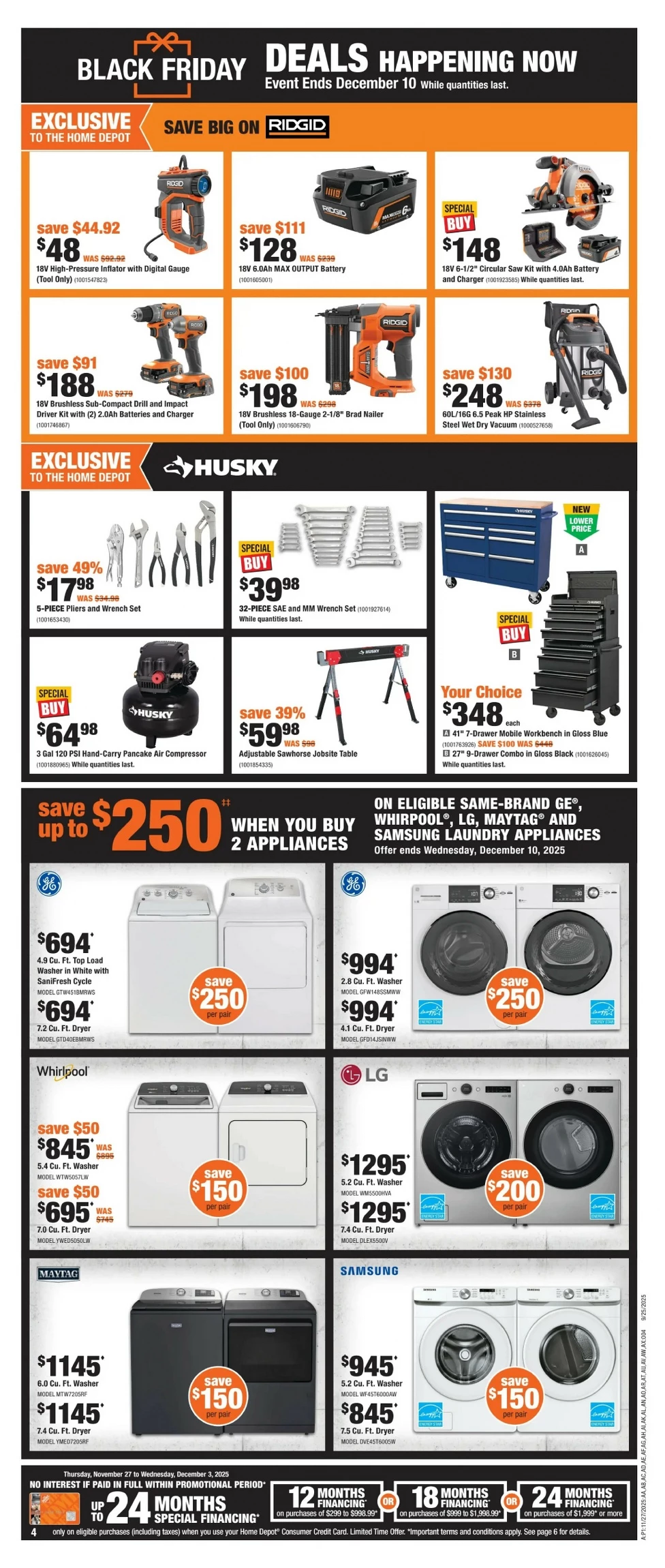 home depot flyer november 27 december 10 4 12956126