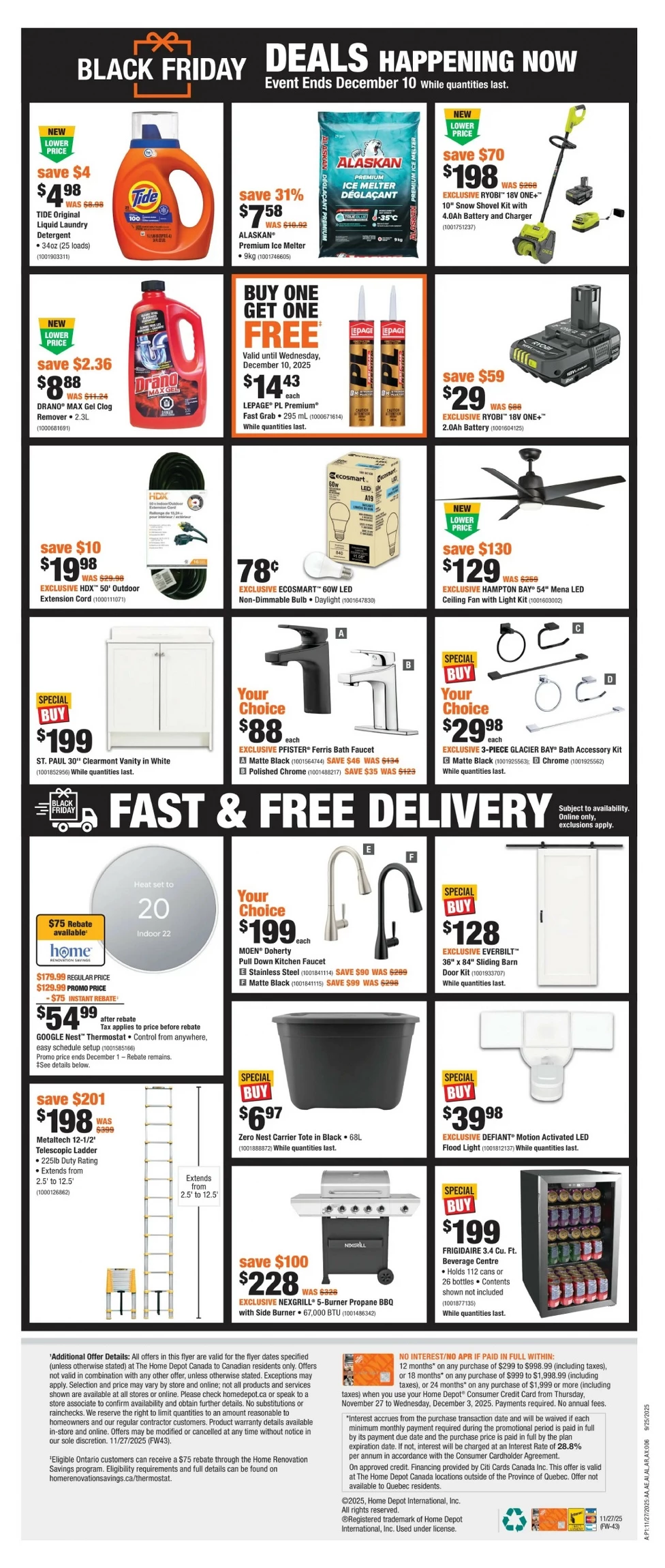 home depot flyer november 27 december 10 6 89893052