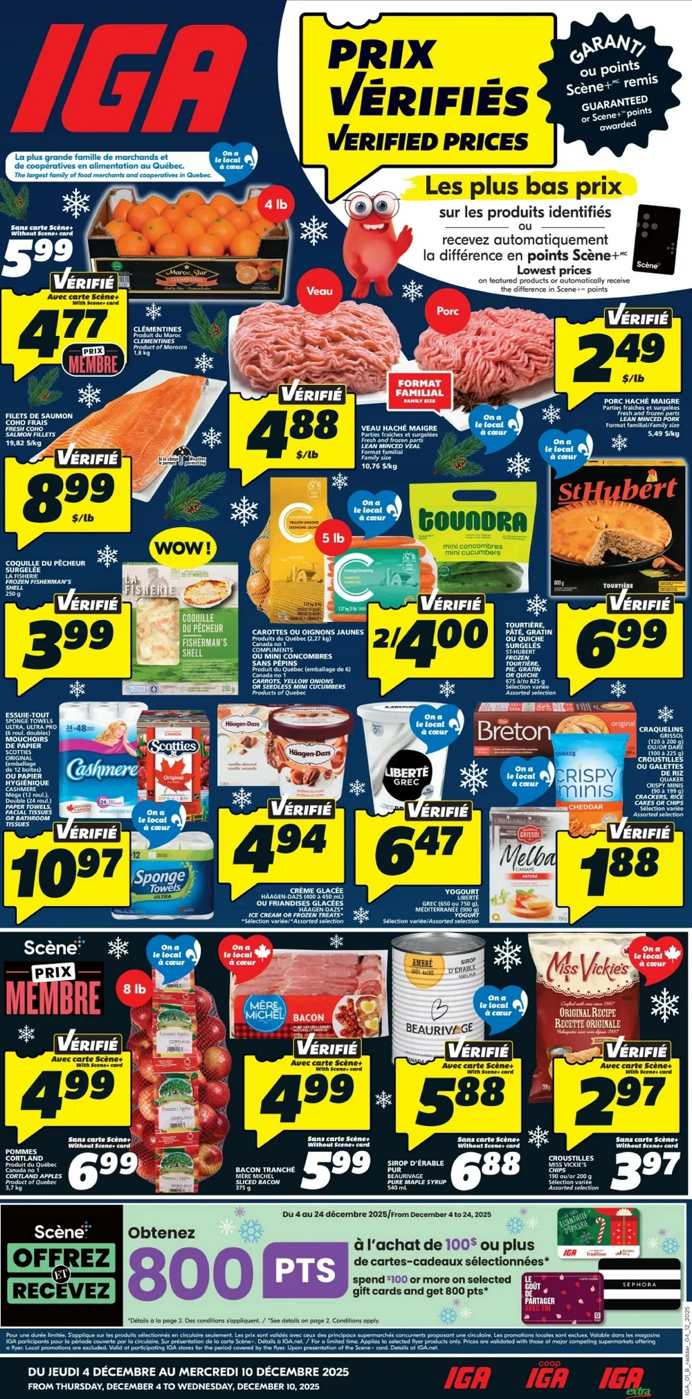 IGA Flyer Canada December 11 to December 17, 2025 1 iga flyer, iga circulaire, iga upcoming flyer